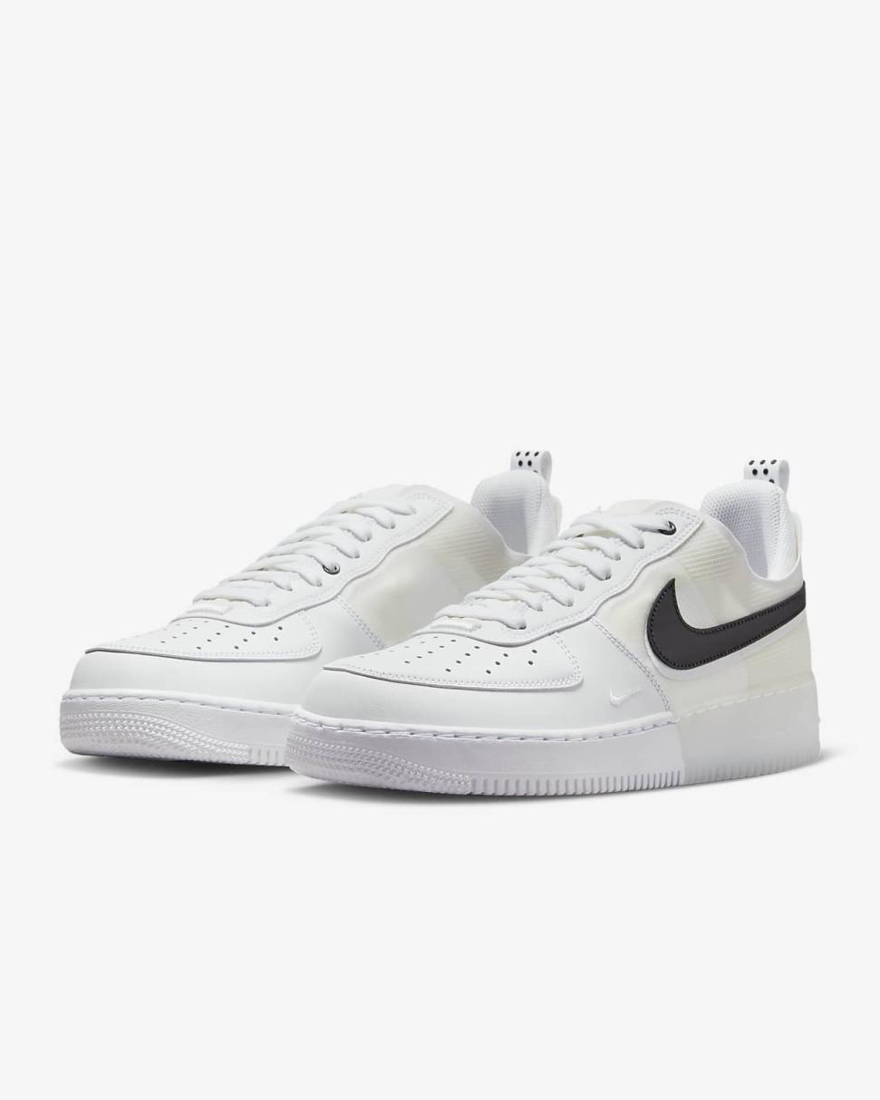 Nike Air Force 1 React White/Black | Mens Nike Lifestyle