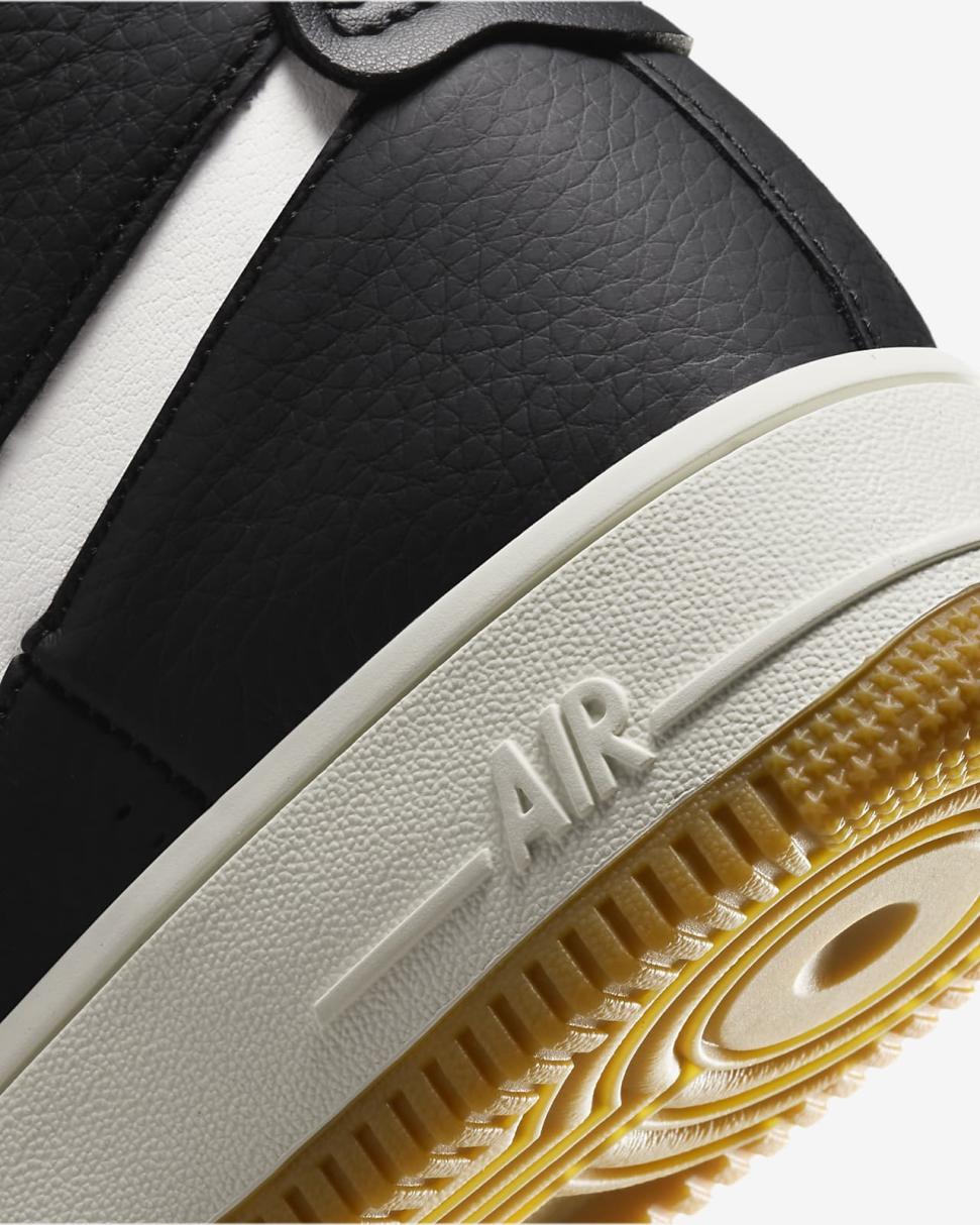 Nike Air Force 1 Sculpt Black/Gum Medium Brown/Sail | Womens Nike Lifestyle