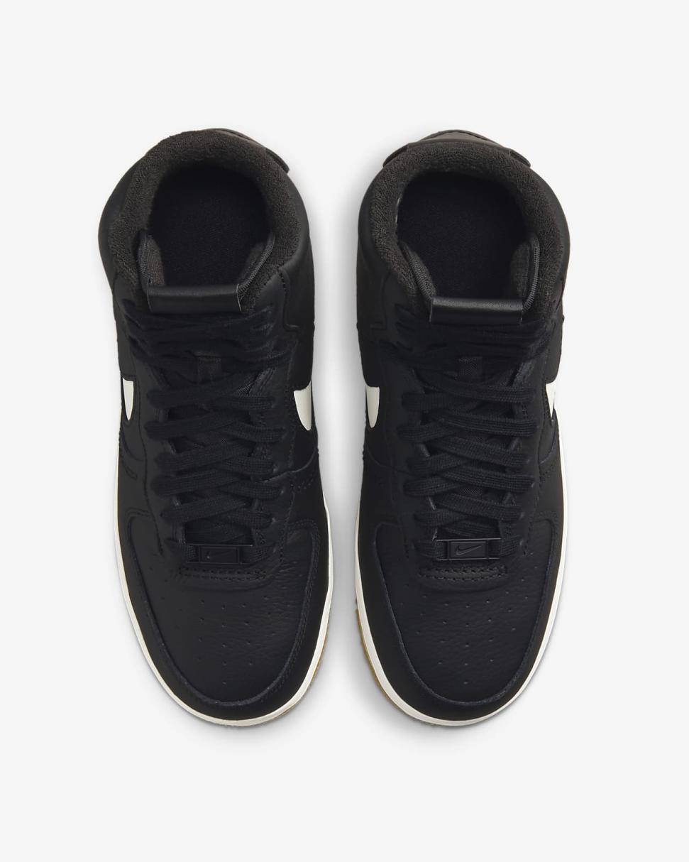 Nike Air Force 1 Sculpt Black/Gum Medium Brown/Sail | Womens Nike Lifestyle