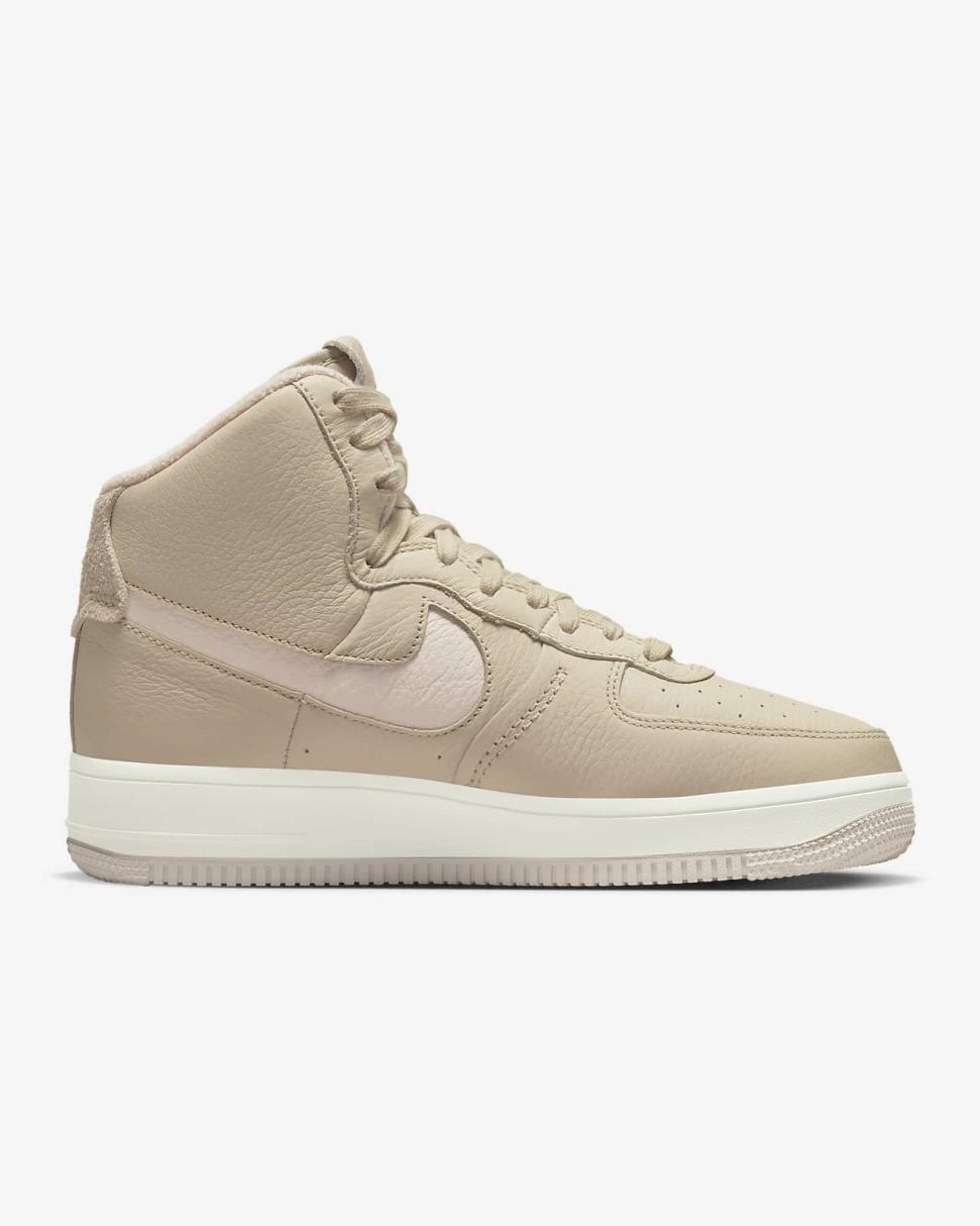 Nike Air Force 1 Sculpt Sanddrift/Summit White/Light Soft Pink | Womens Nike Lifestyle