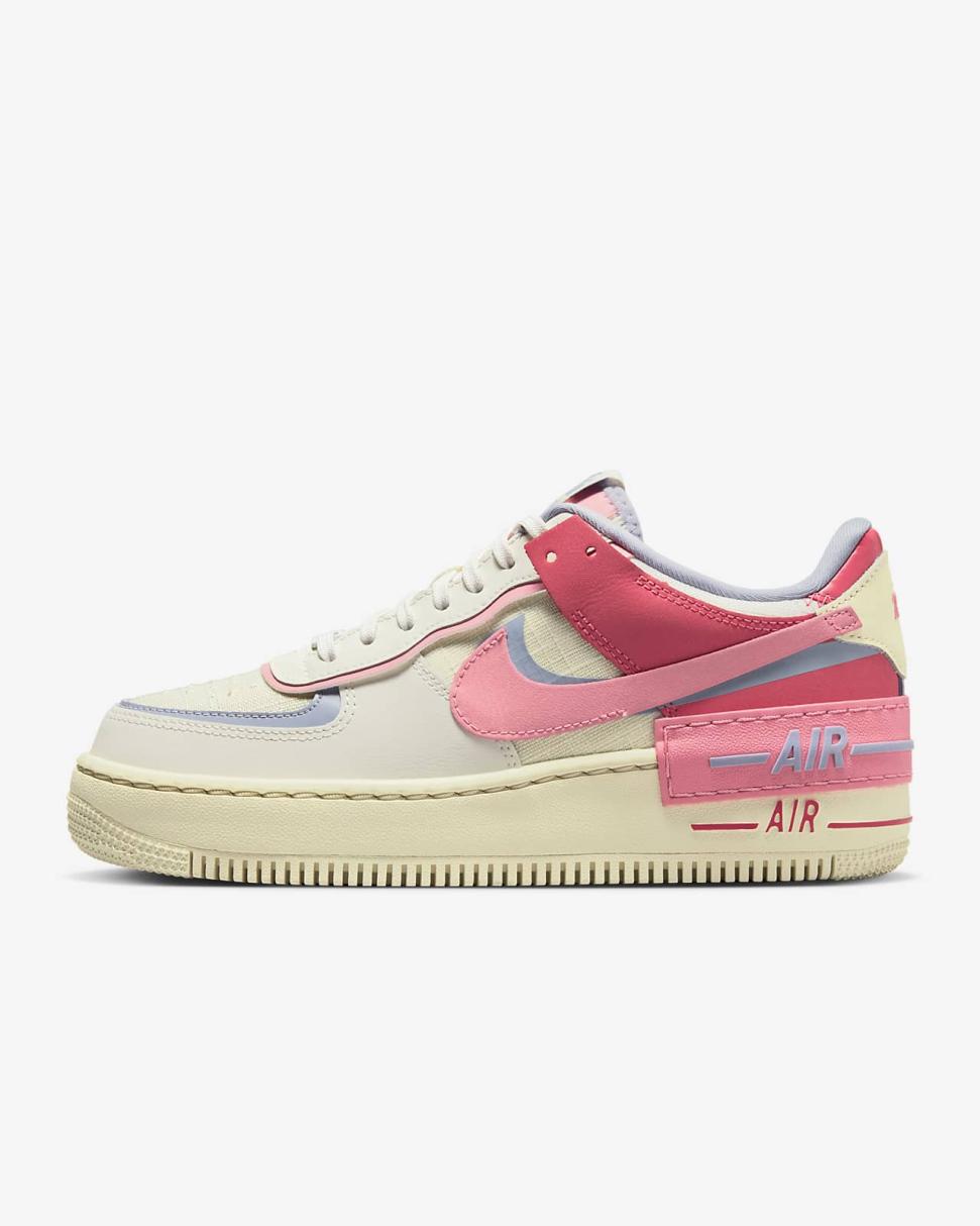 Nike Air Force 1 Shadow Sail/Sea Coral/Indigo Haze/Coral Chalk | Womens Nike First Day Kicks