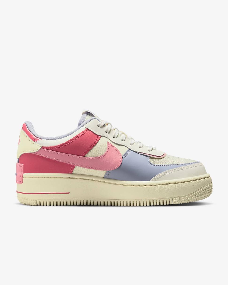 Nike Air Force 1 Shadow Sail/Sea Coral/Indigo Haze/Coral Chalk | Womens Nike First Day Kicks