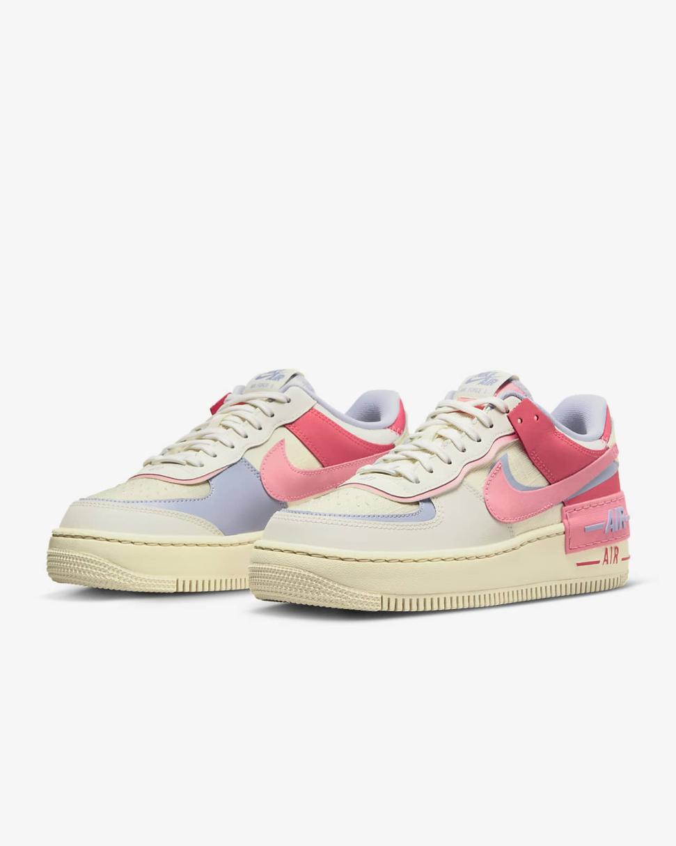 Nike Air Force 1 Shadow Sail/Sea Coral/Indigo Haze/Coral Chalk | Womens Nike First Day Kicks