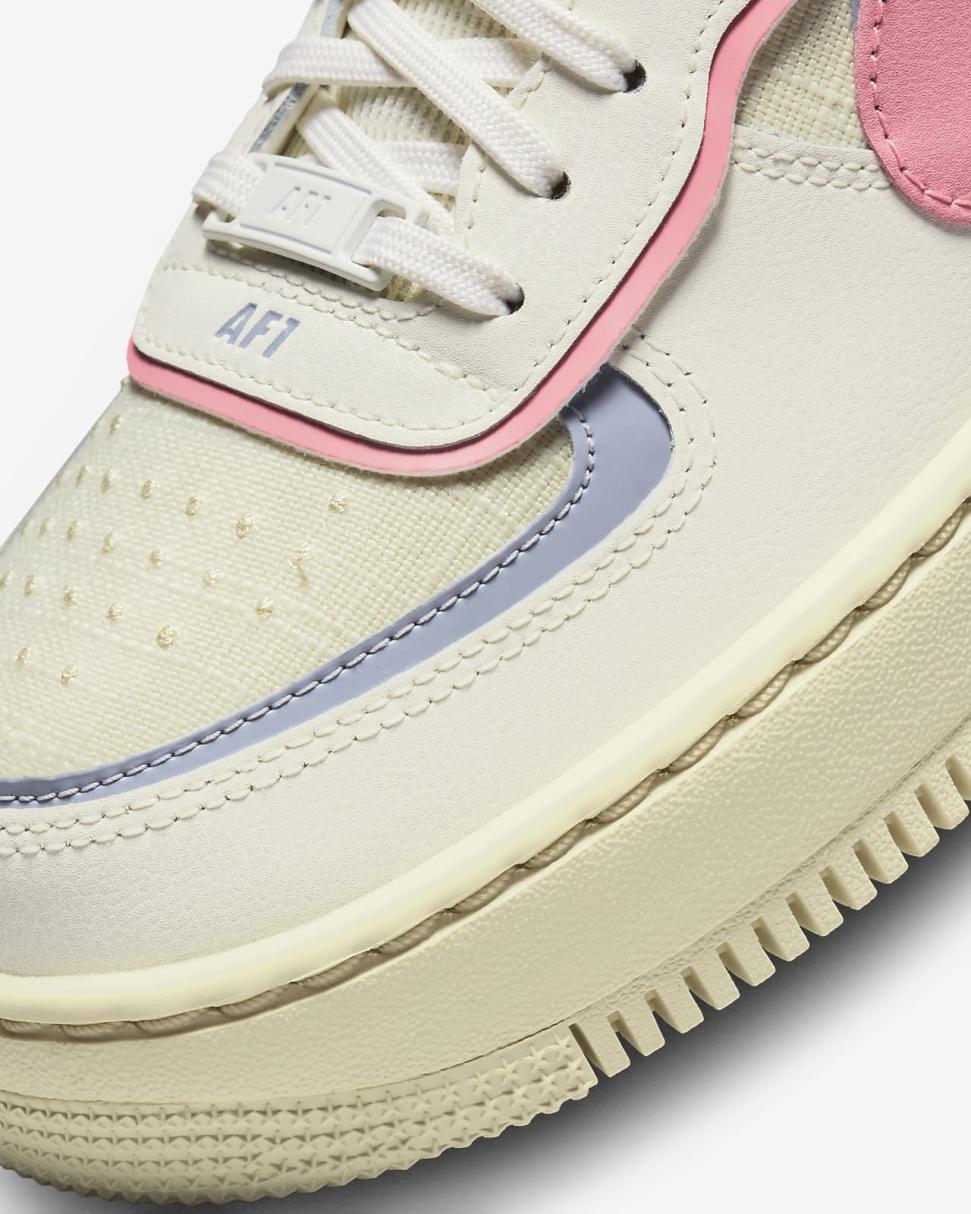 Nike Air Force 1 Shadow Sail/Sea Coral/Indigo Haze/Coral Chalk | Womens Nike First Day Kicks