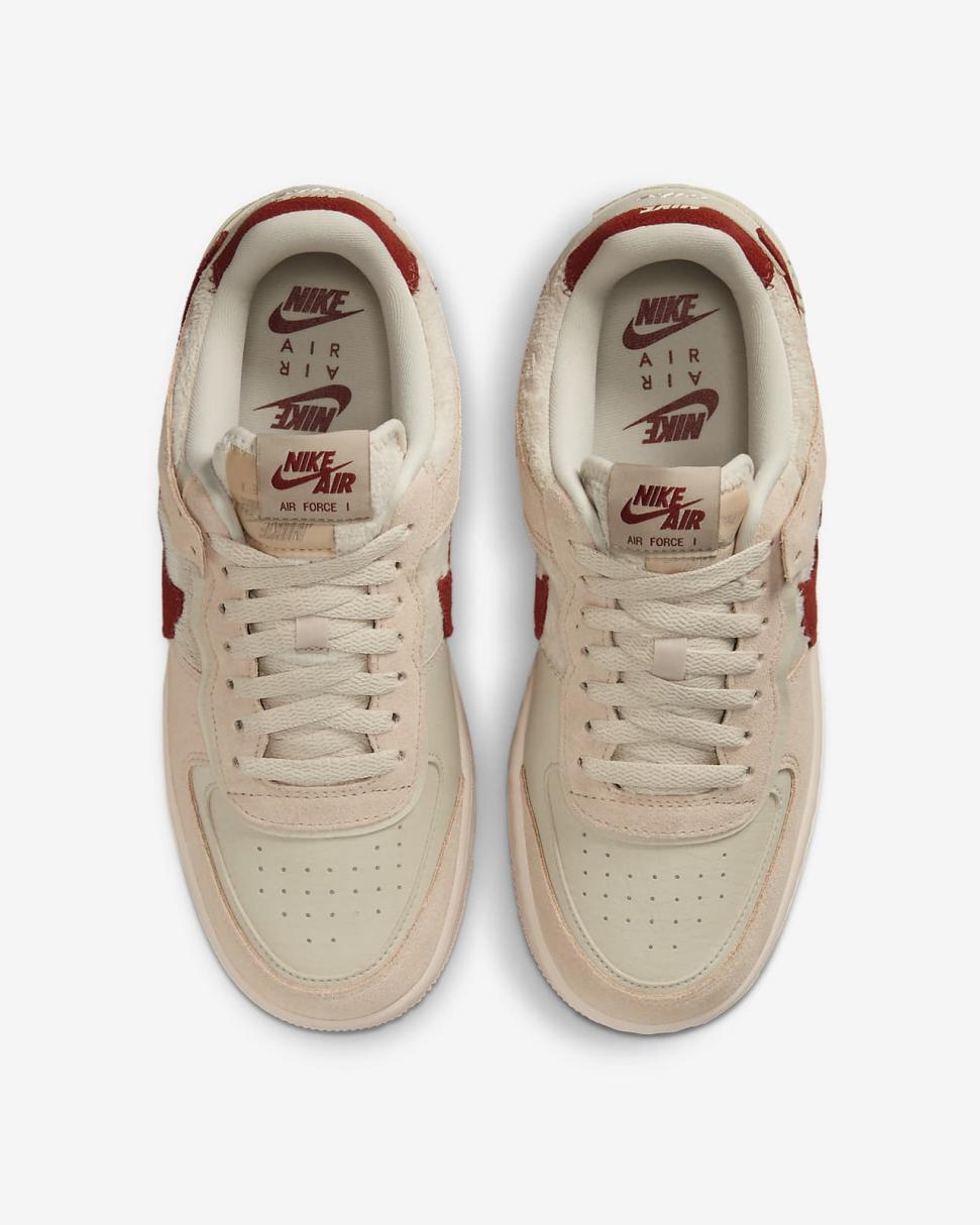 Nike Air Force 1 Shadow Shimmer/Sanddrift/Pearl White/Mars Stone | Womens Nike Lifestyle