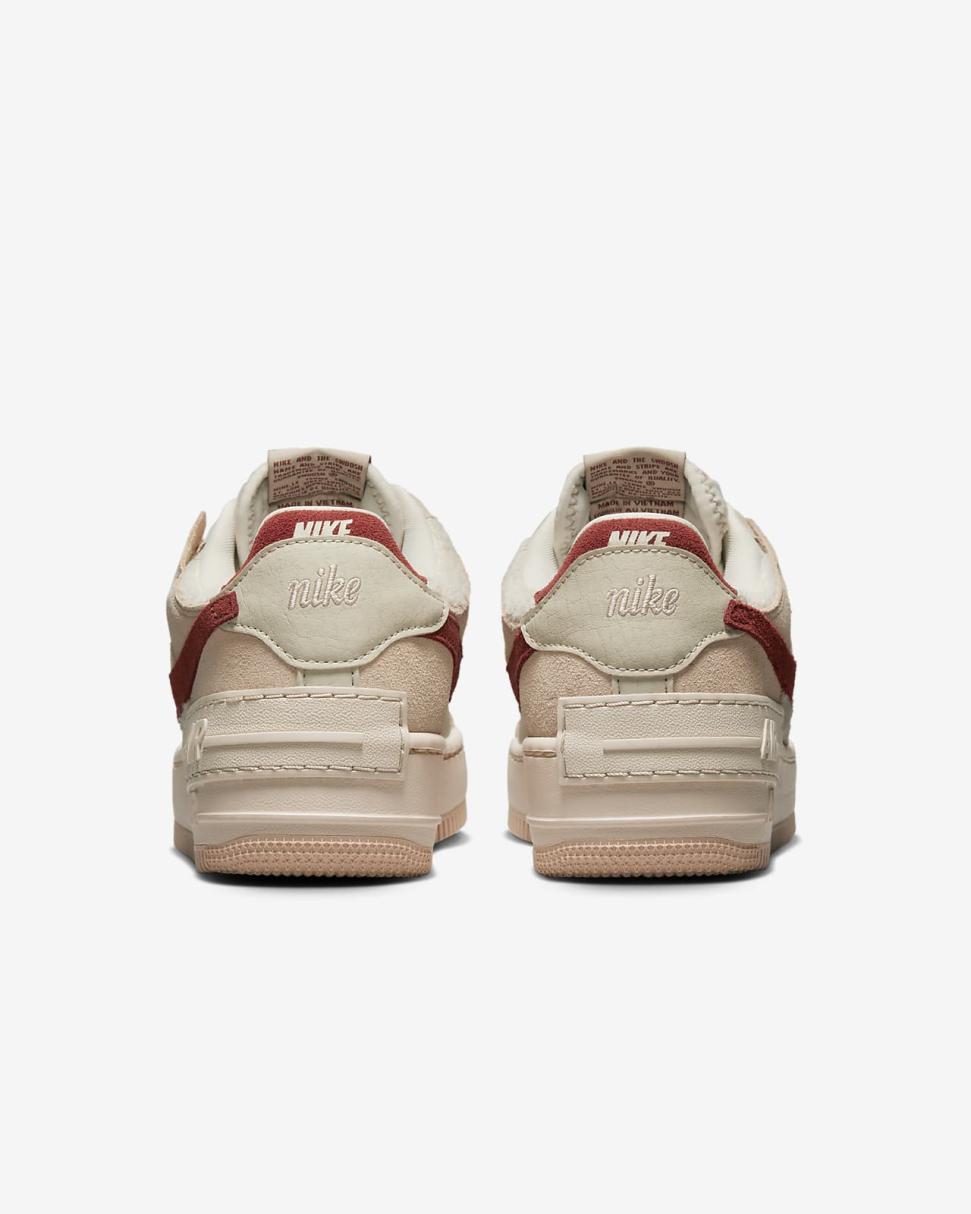 Nike Air Force 1 Shadow Shimmer/Sanddrift/Pearl White/Mars Stone | Womens Nike Lifestyle