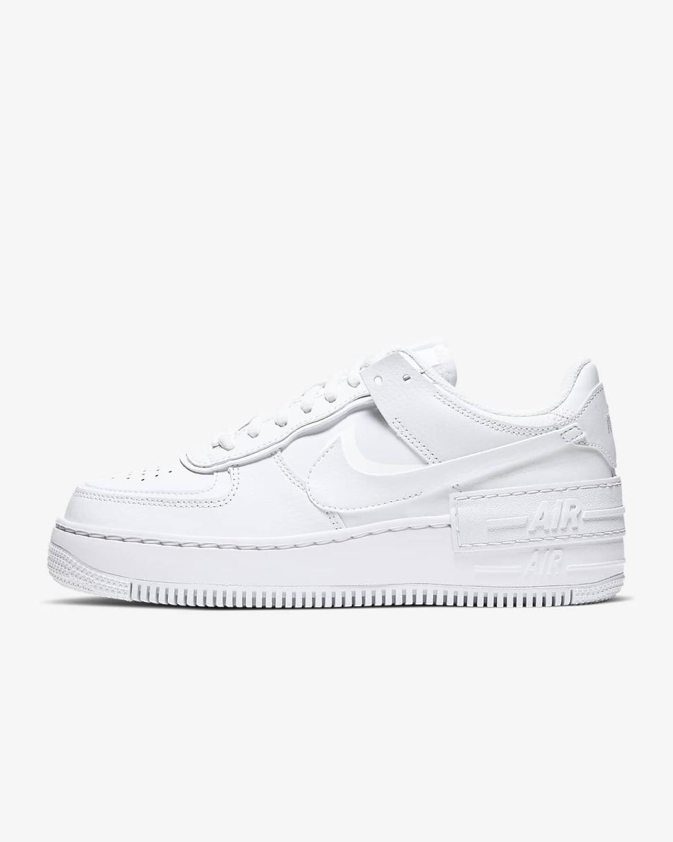 Nike Air Force 1 Shadow White/White/White | Womens Nike First Day Kicks