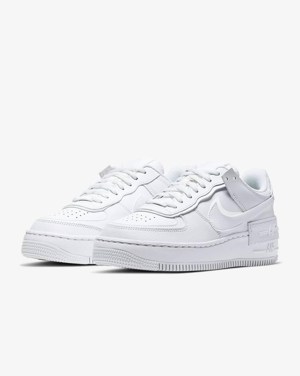 Nike Air Force 1 Shadow White/White/White | Womens Nike First Day Kicks