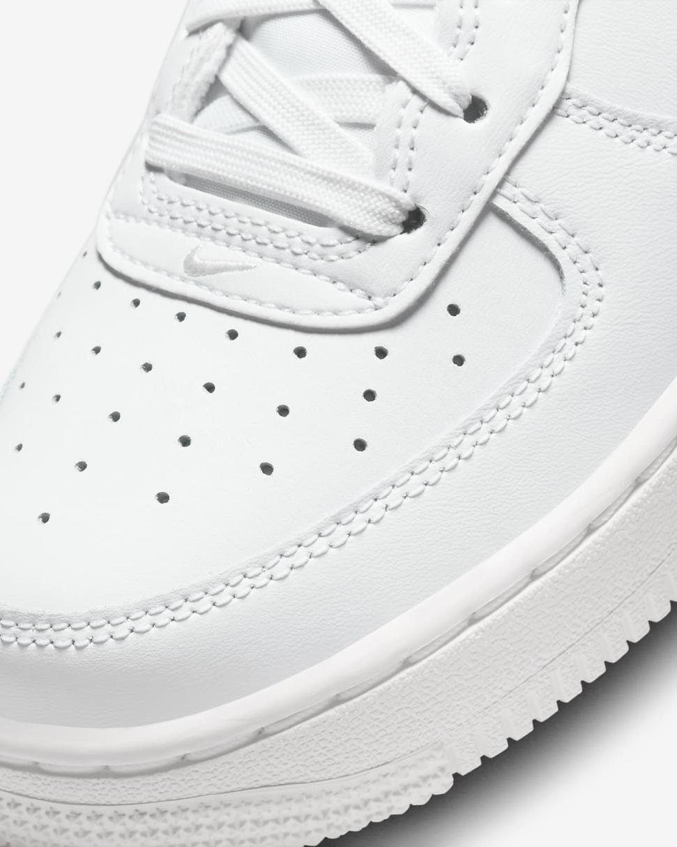 Nike Air Force 1 Summit White/Emerald Rise | Kids Nike First Day Kicks