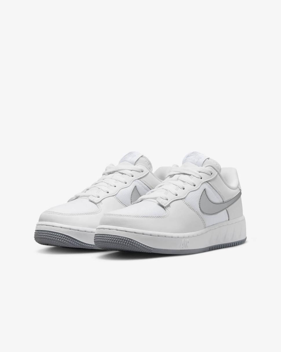 Nike Air Force 1 Unity White/Pure Platinum/Metallic Silver/Wolf Grey | Kids Nike Air Force 1
