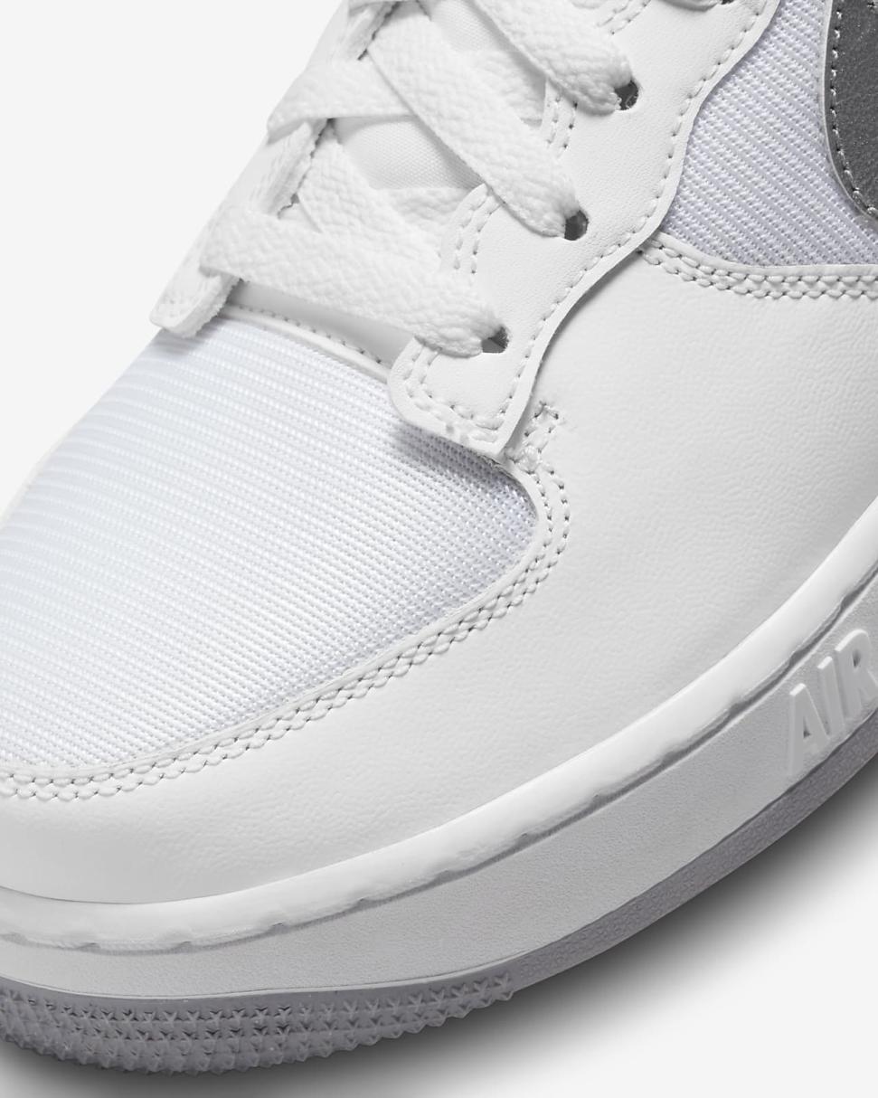 Nike Air Force 1 Unity White/Pure Platinum/Metallic Silver/Wolf Grey | Kids Nike Air Force 1