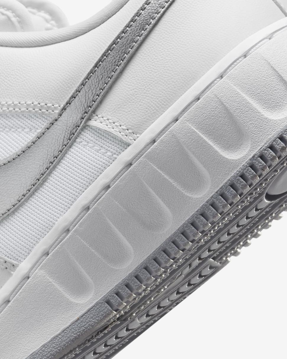 Nike Air Force 1 Unity White/Pure Platinum/Metallic Silver/Wolf Grey | Kids Nike Air Force 1