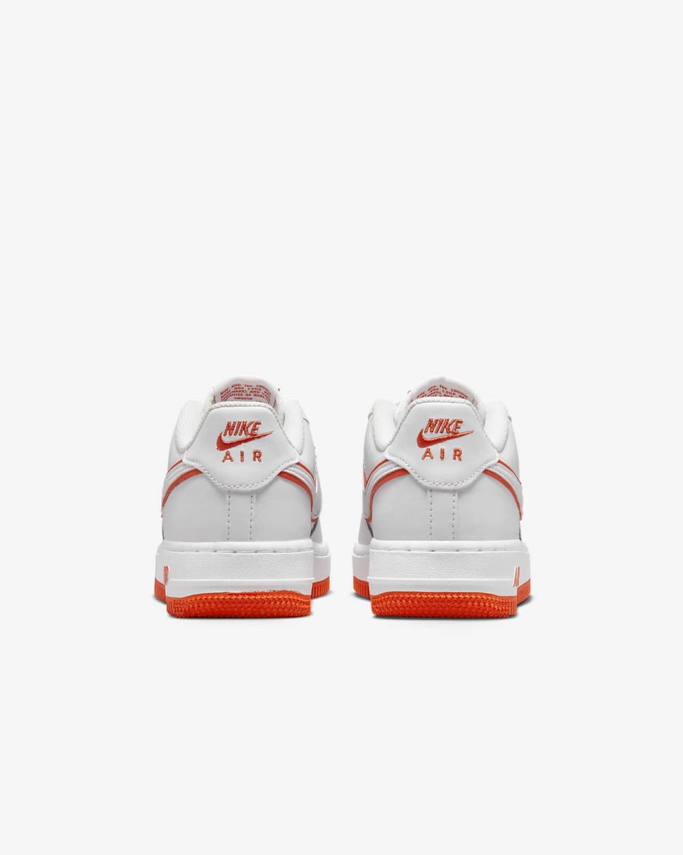 Nike Air Force 1 White/Picante Red/White | Kids Nike First Day Kicks