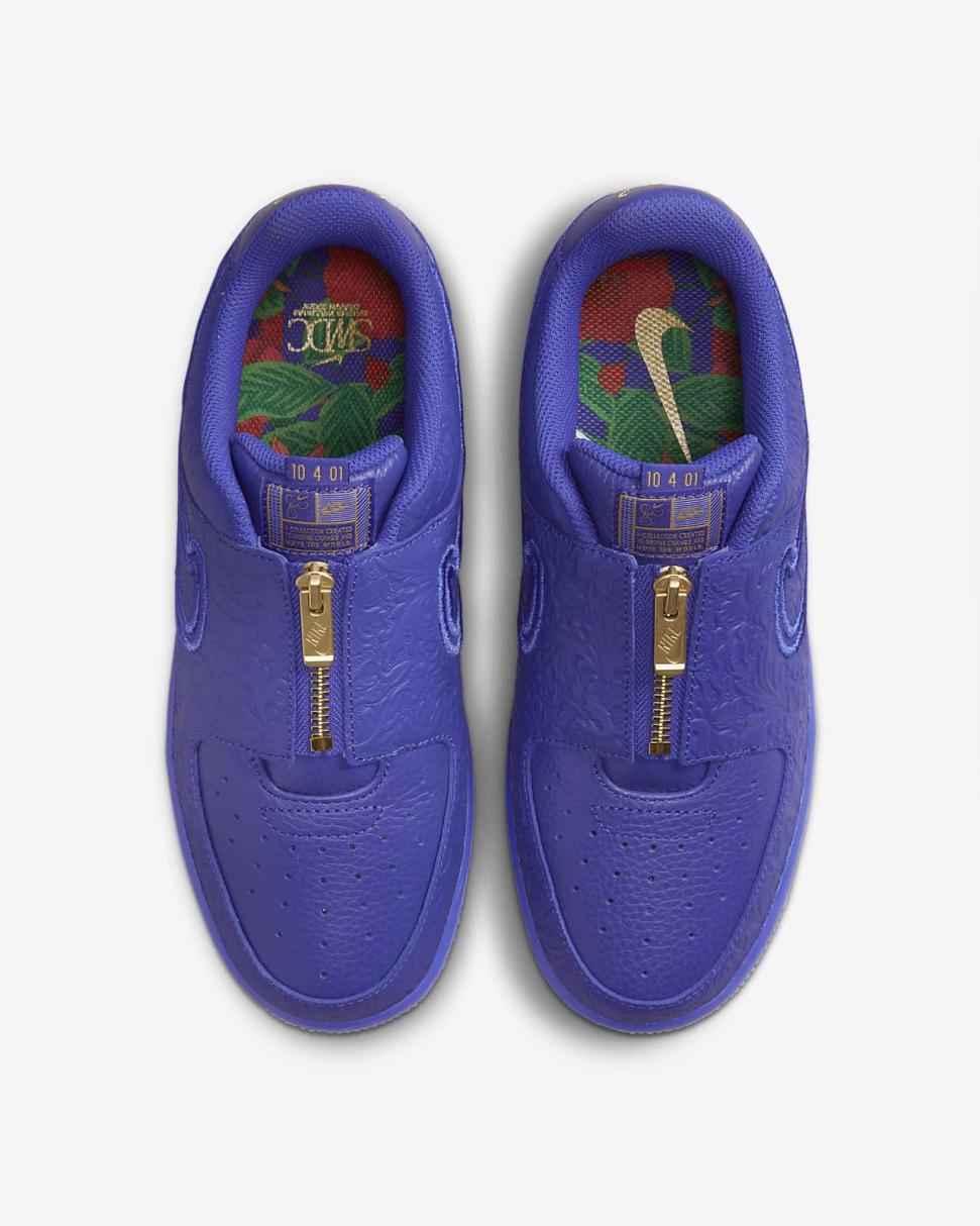 Nike Air Force 1 X Serena Williams Design Crew Lapis/Metallic Gold/Lapis | Womens Nike Lifestyle