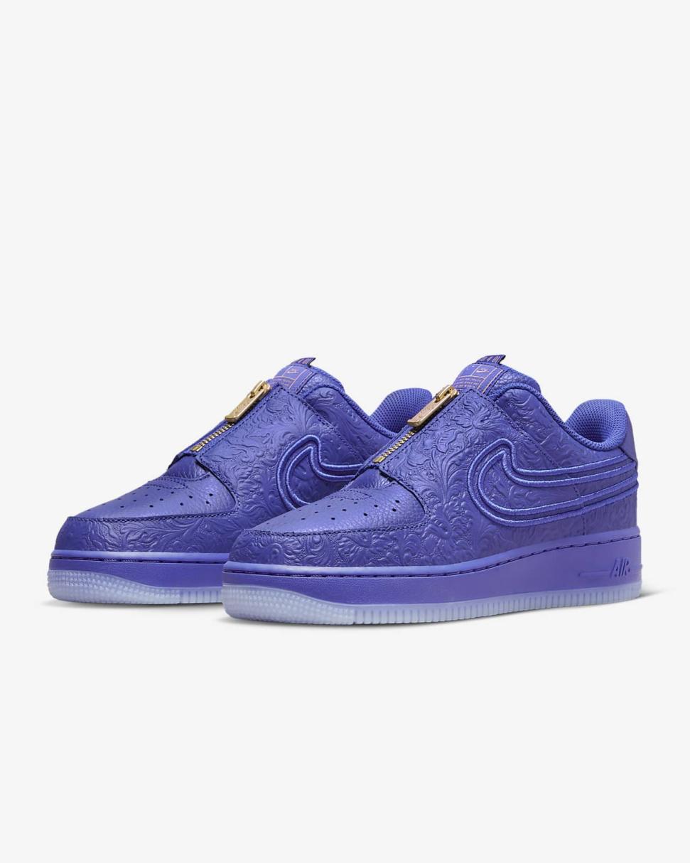 Nike Air Force 1 X Serena Williams Design Crew Lapis/Metallic Gold/Lapis | Womens Nike Lifestyle