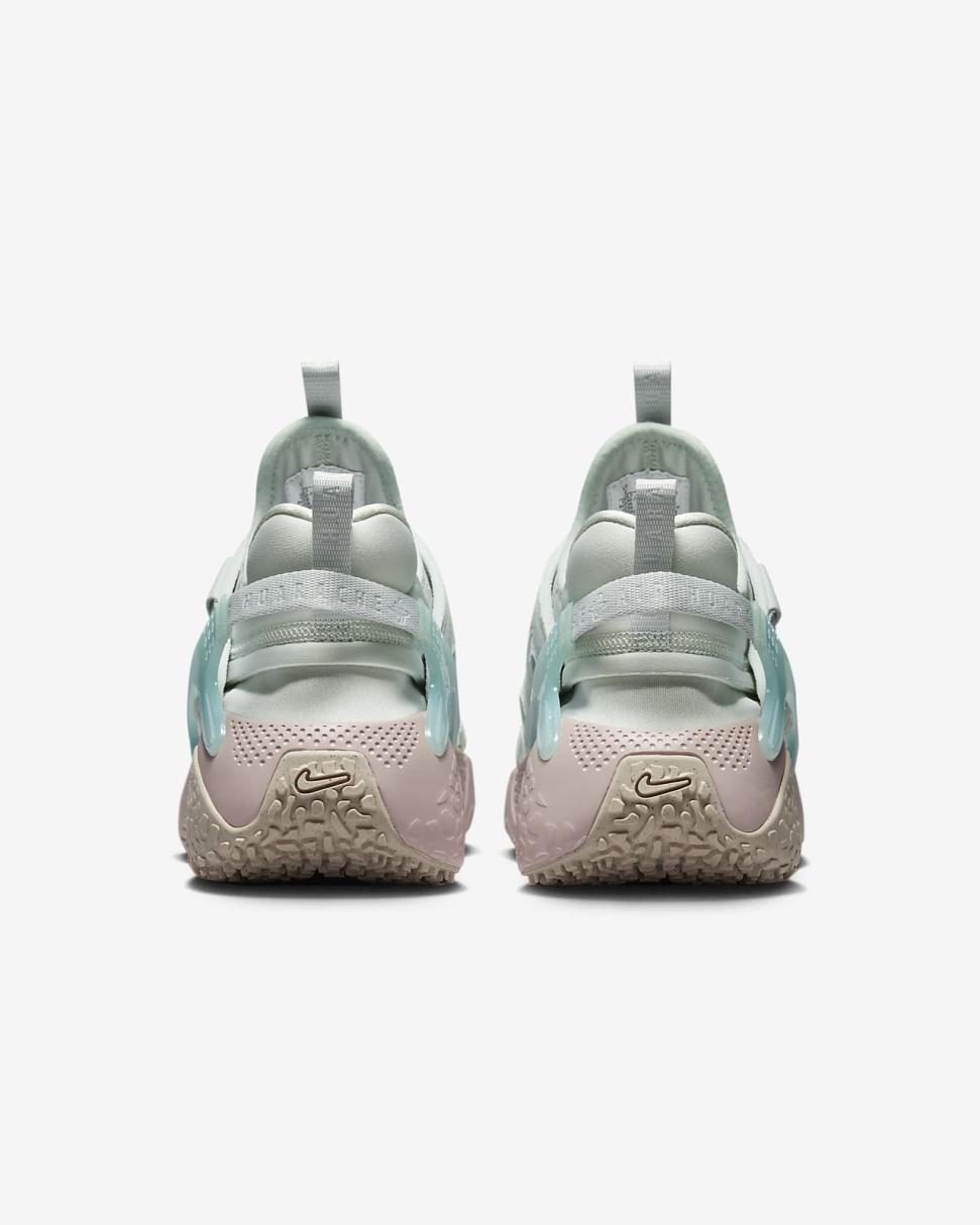 Nike Air Huarache Craft Light Silver/Ocean Bliss/Pink Oxford/Citron Tint | Womens Nike First Day Kicks