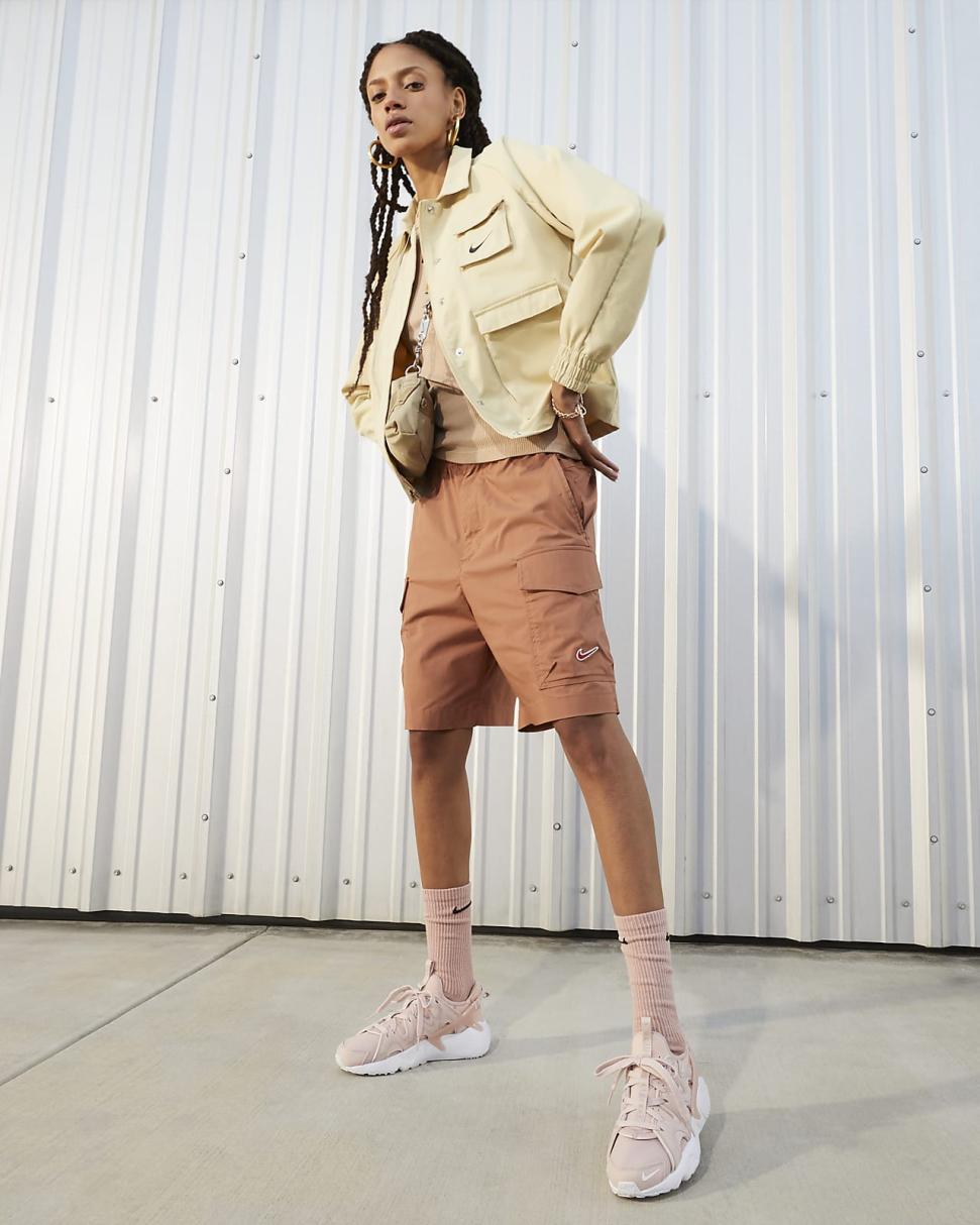 Nike Air Huarache Craft Pink Oxford/White | Womens Nike First Day Kicks