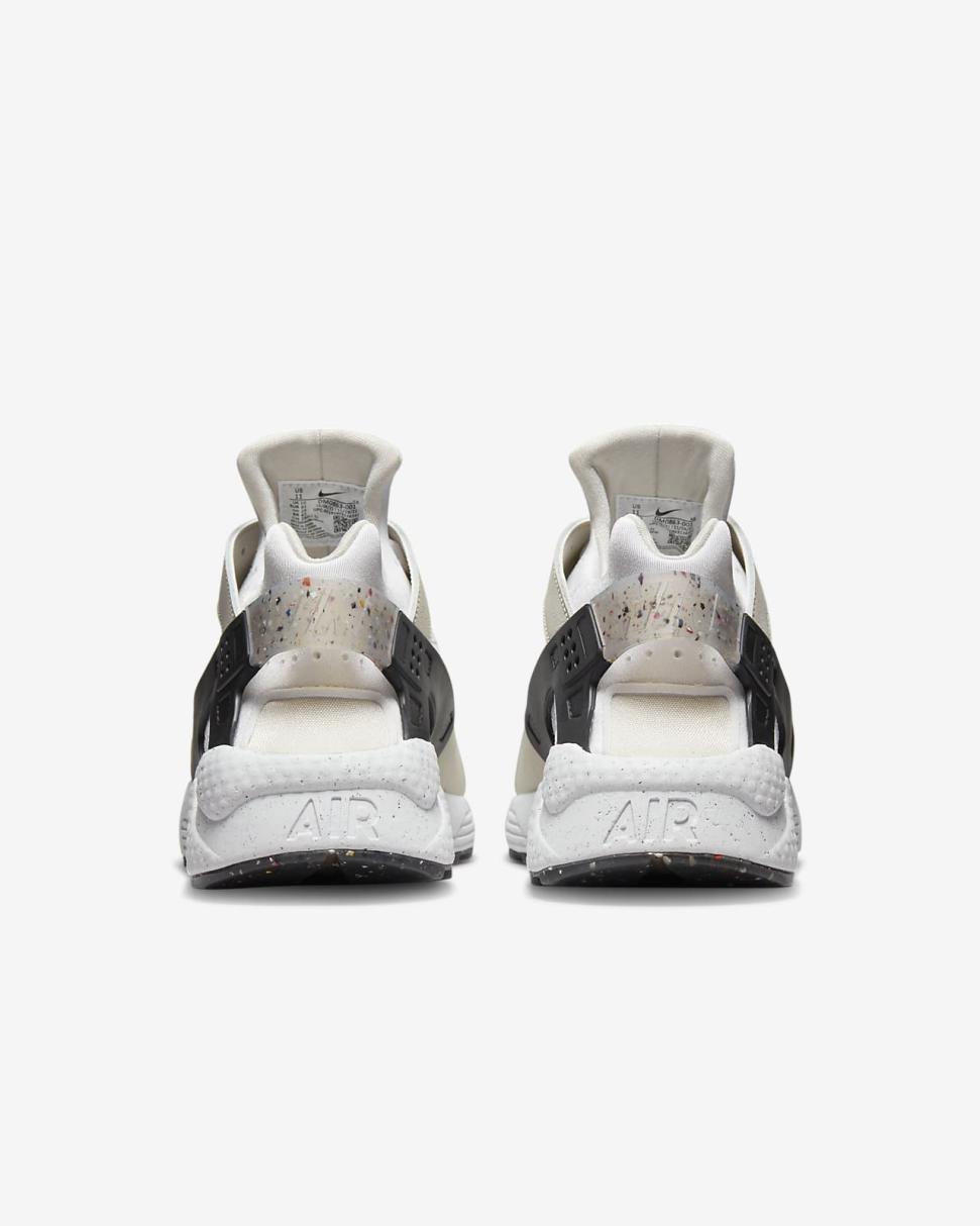 Nike Air Huarache Crater Premium Light Bone/Black/Volt/White | Mens Nike Lifestyle