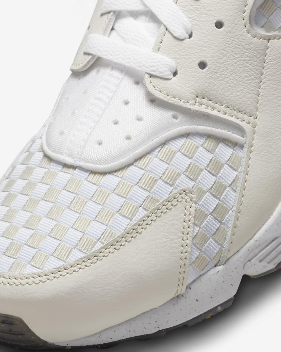 Nike Air Huarache Crater Premium Light Bone/Black/Volt/White | Mens Nike Lifestyle