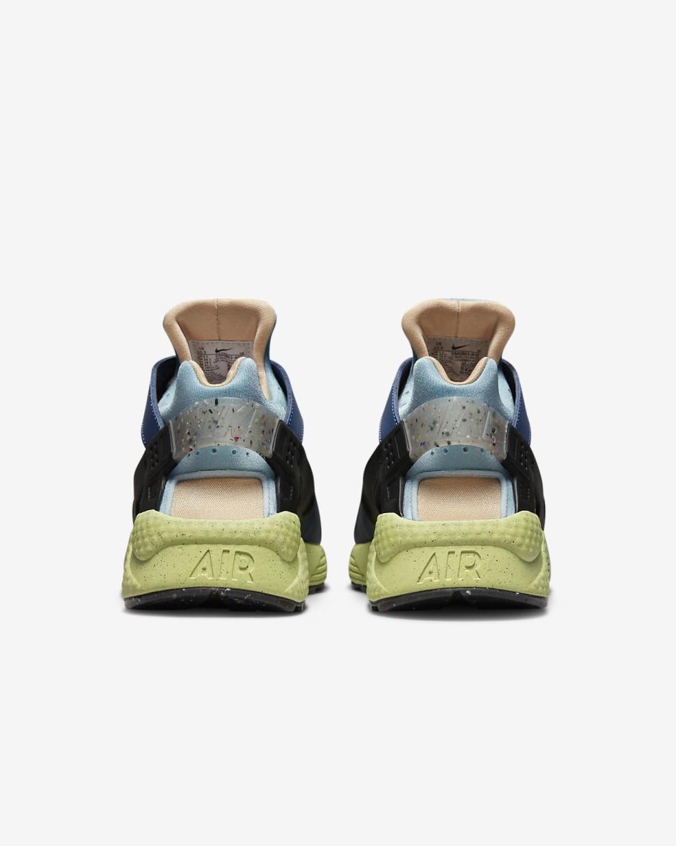 Nike Air Huarache Crater Premium Mystic Navy/Worn Blue/White Onyx/Light Lemon Twist | Mens Nike Lifestyle