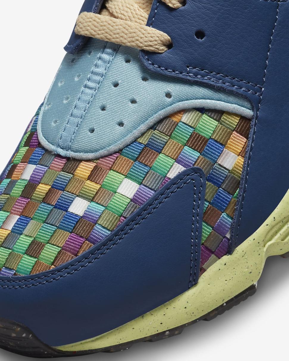 Nike Air Huarache Crater Premium Mystic Navy/Worn Blue/White Onyx/Light Lemon Twist | Mens Nike Lifestyle