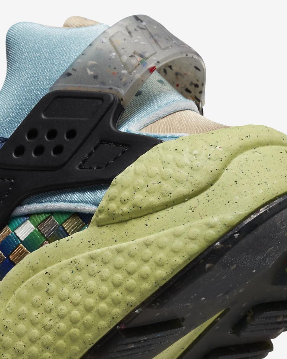 Nike Air Huarache Crater Premium Mystic Navy/Worn Blue/White Onyx/Light Lemon Twist | Mens Nike Lifestyle