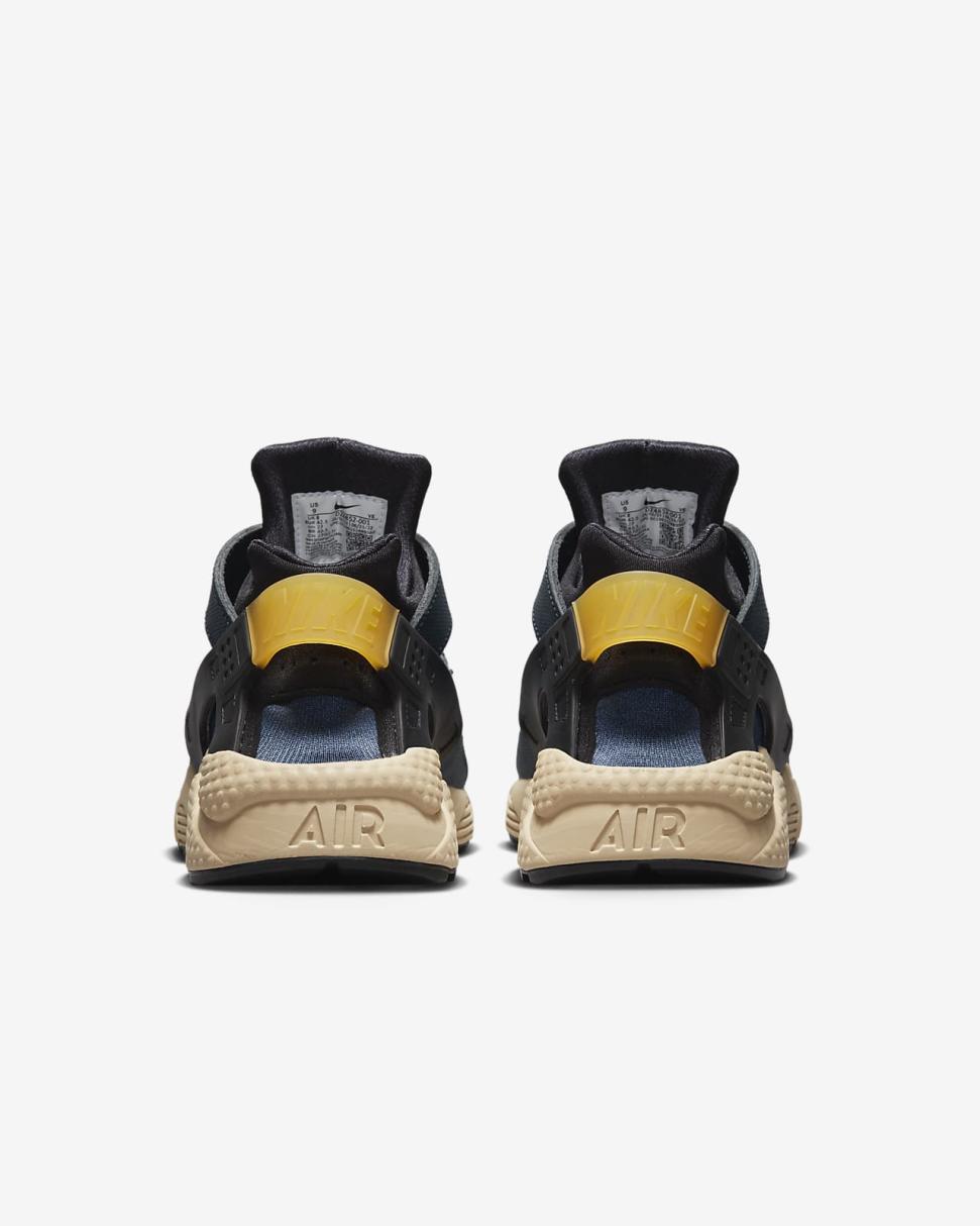 Nike Air Huarache Premium Black/Armory Navy/Valerian Blue/University Gold | Mens Nike Lifestyle
