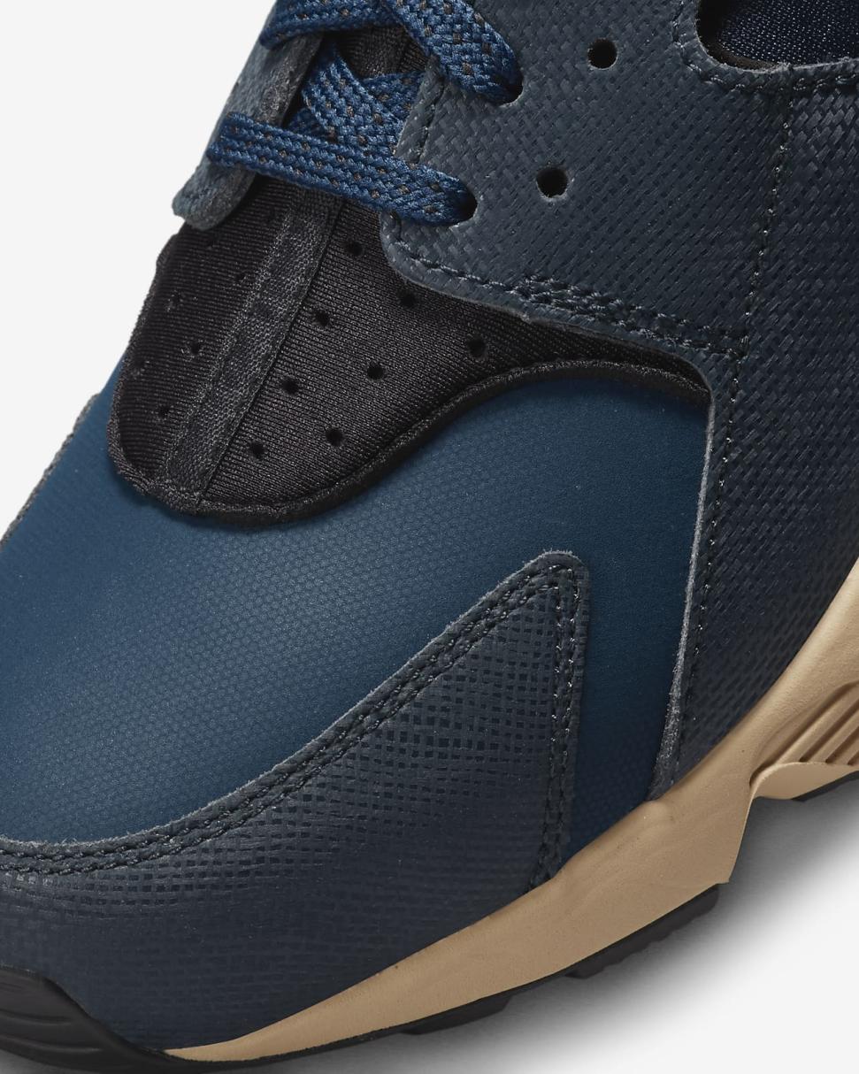Nike Air Huarache Premium Black/Armory Navy/Valerian Blue/University Gold | Mens Nike Lifestyle