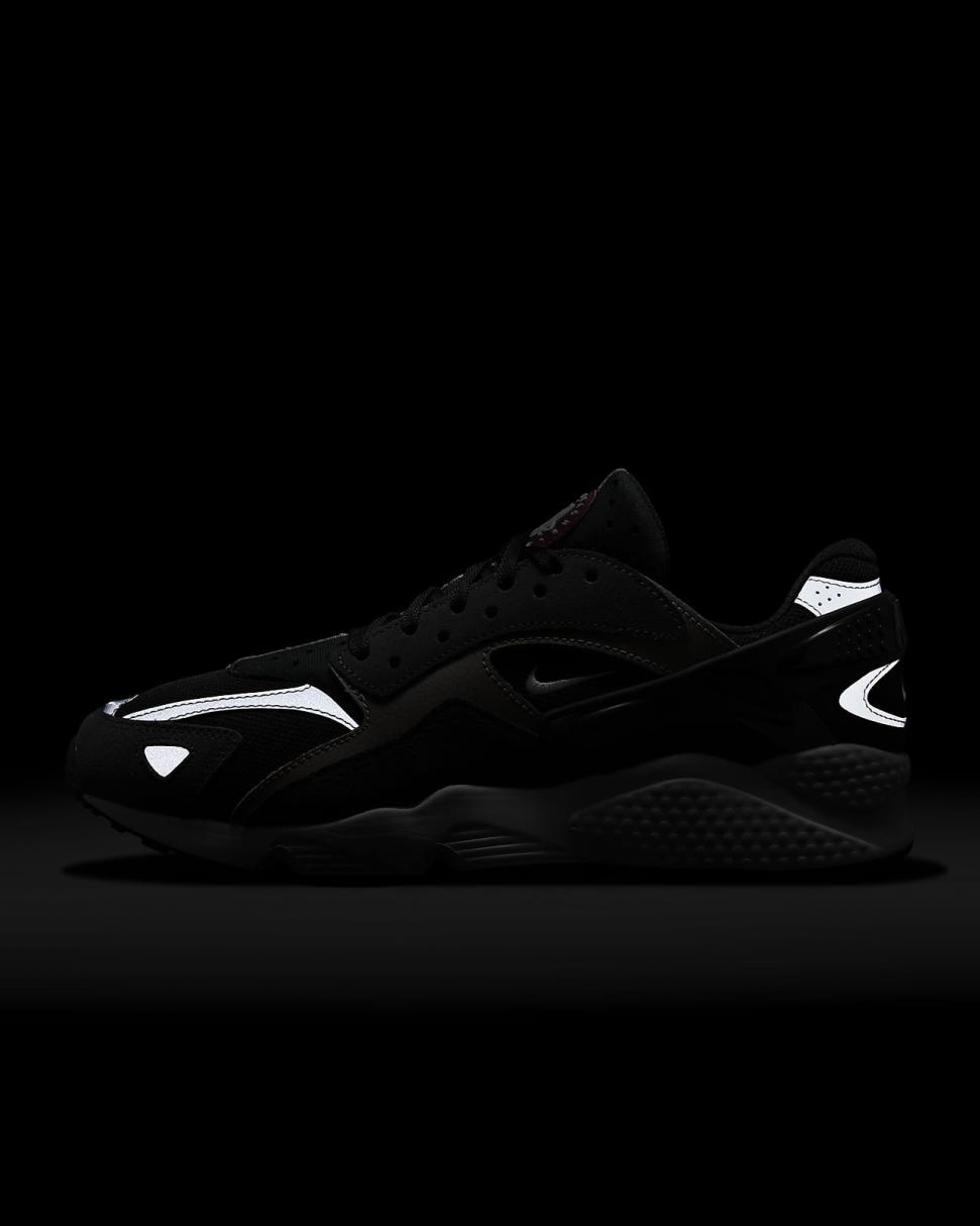 Nike Air Huarache Runner Black/Medium Ash/Khaki/White | Mens Nike Lifestyle