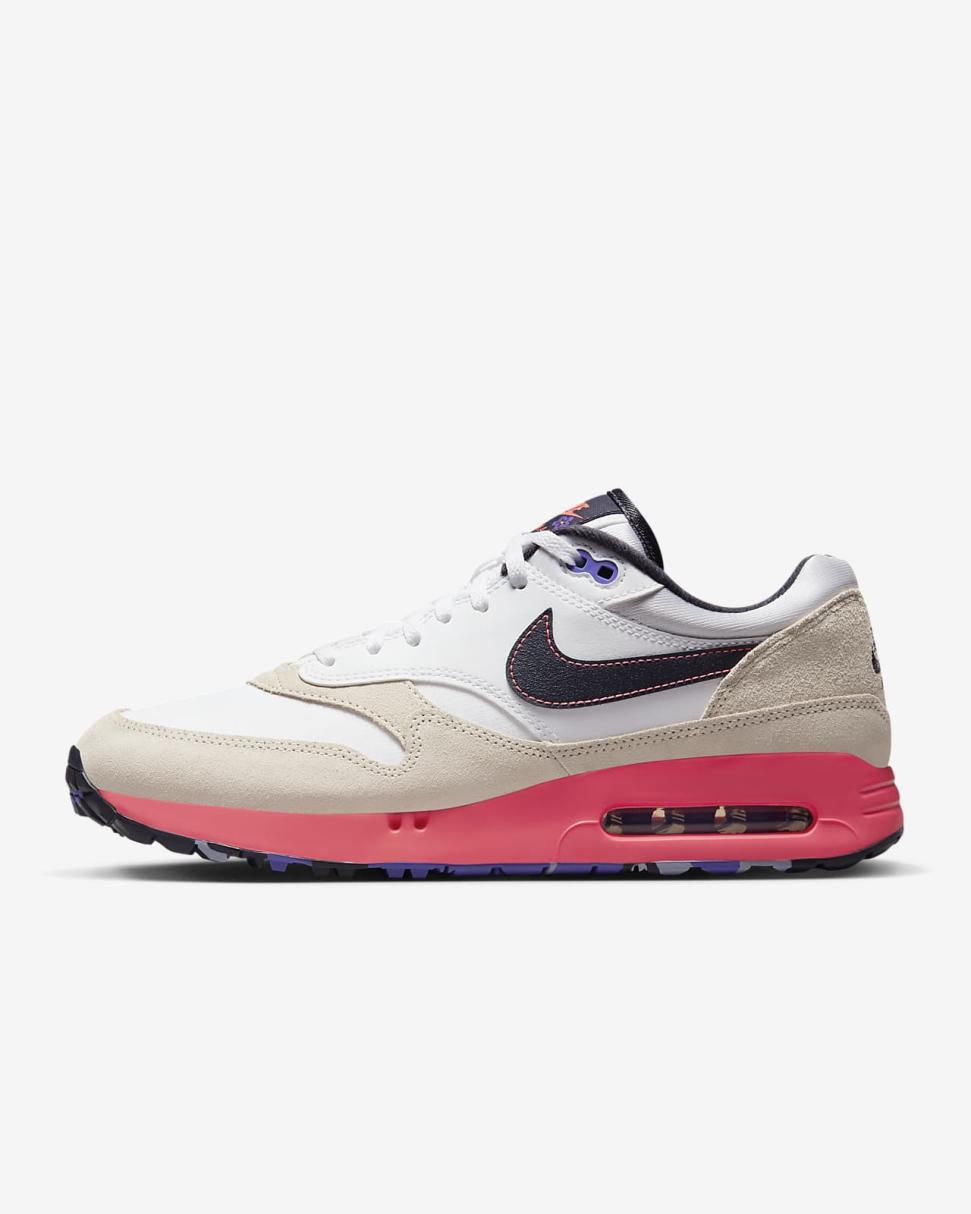 Nike Air Max 1 '86 OG G NRG White/Hot Punch/Sanddrift/Gridiron | Mens Nike Air Max