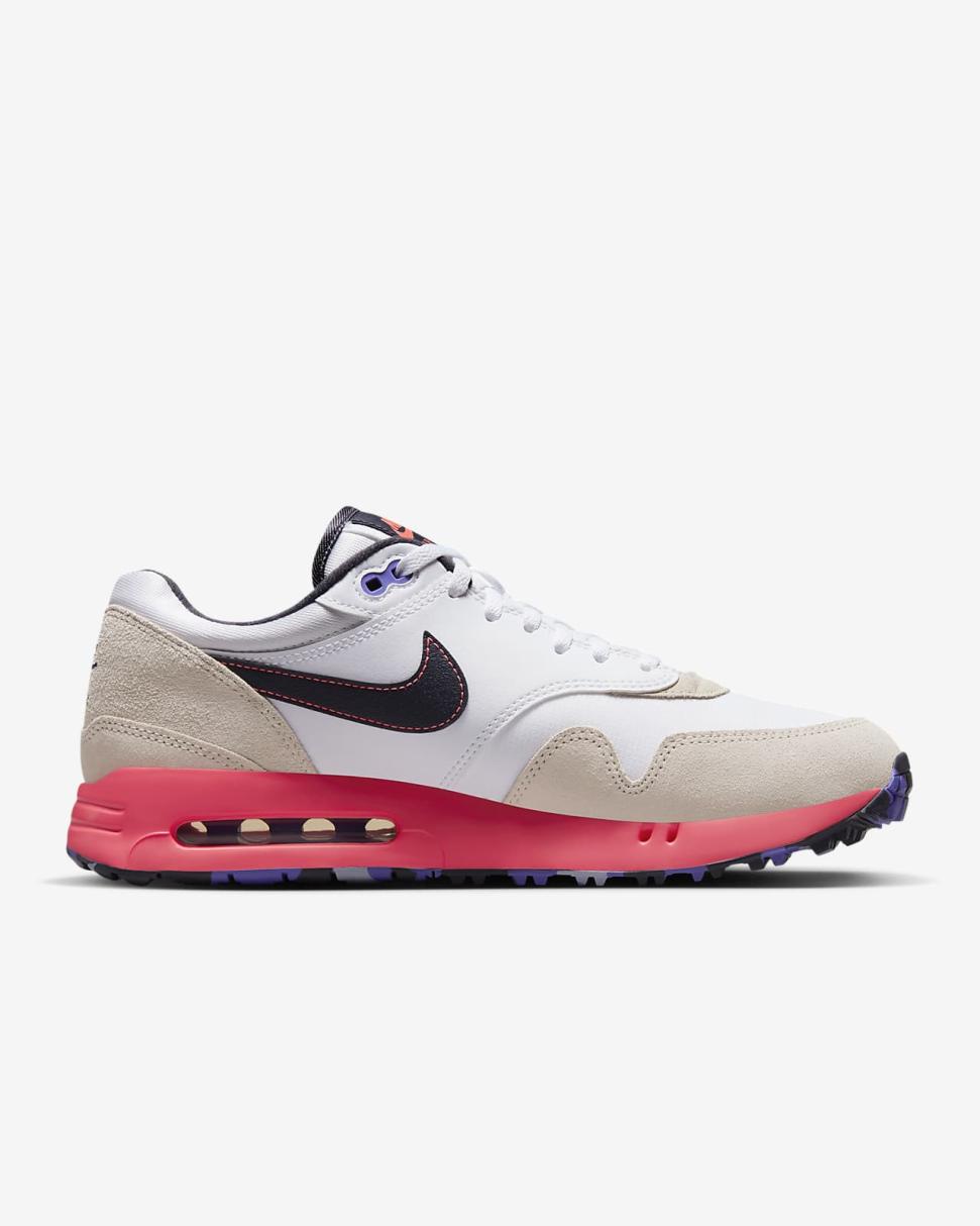 Nike Air Max 1 '86 OG G NRG White/Hot Punch/Sanddrift/Gridiron | Mens Nike Air Max