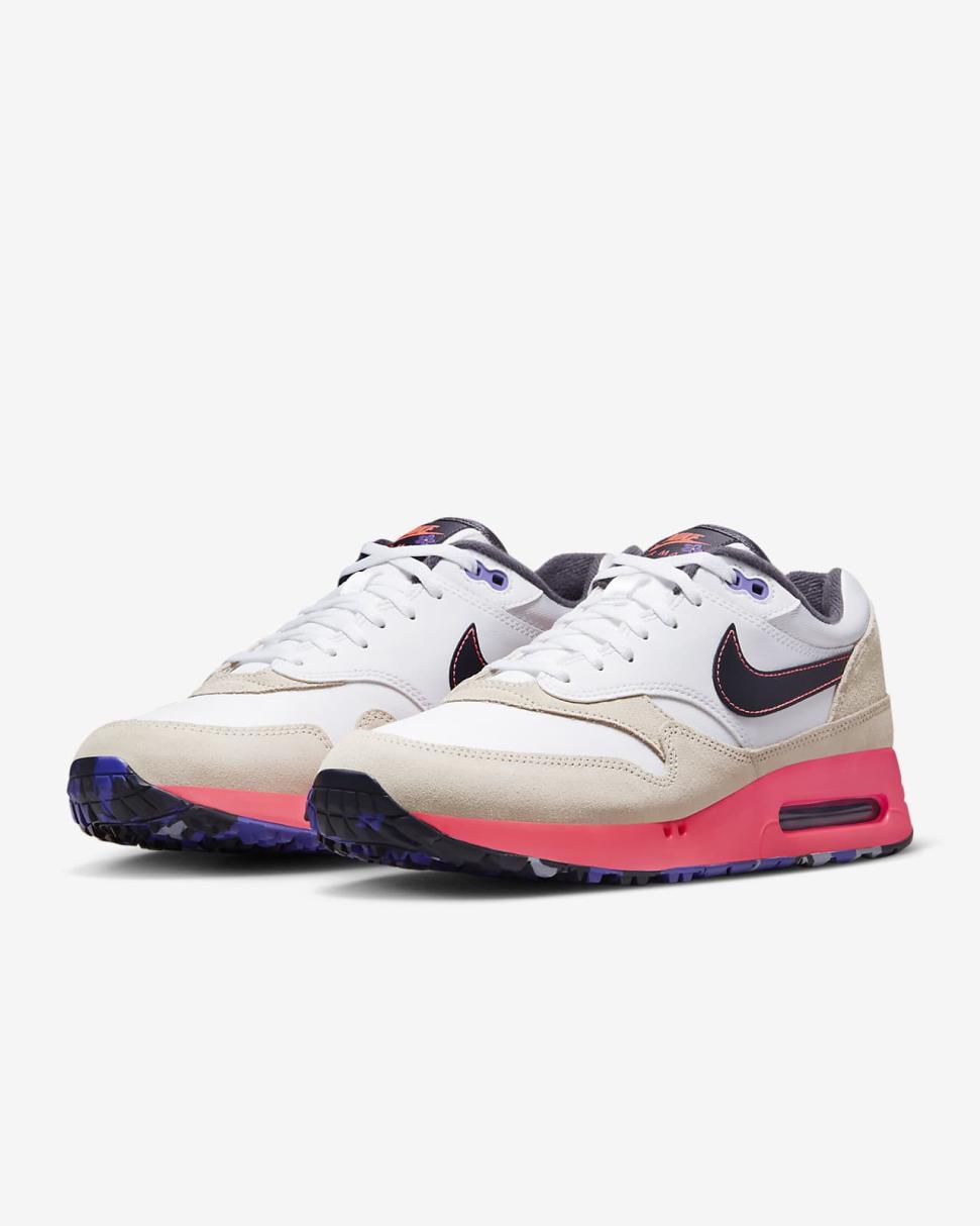 Nike Air Max 1 '86 OG G NRG White/Hot Punch/Sanddrift/Gridiron | Mens Nike Air Max