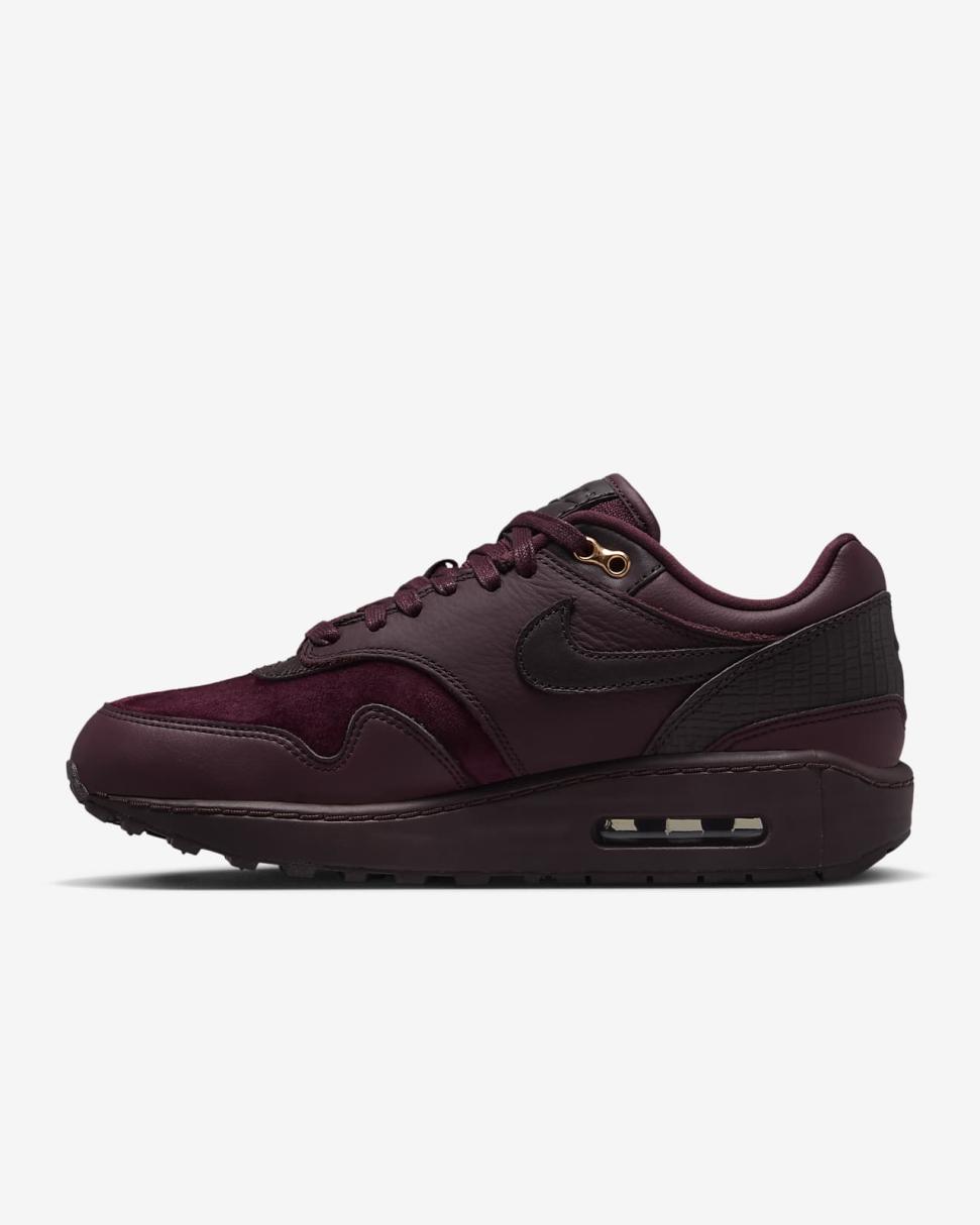 Nike Air Max 1 '87 Burgundy Crush/Brown Basalt/Burgundy Crush | Womens Nike Lifestyle