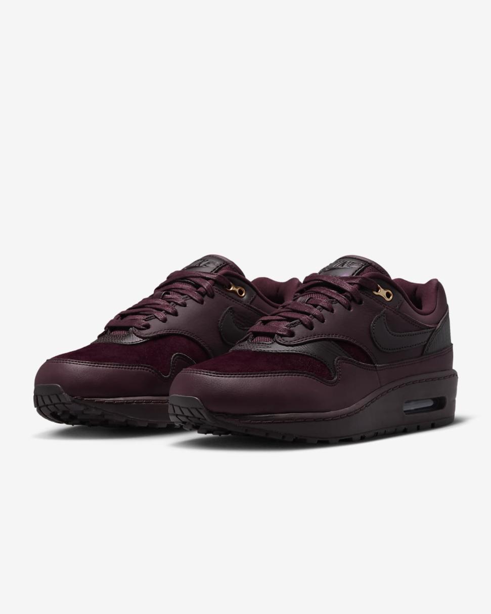 Nike Air Max 1 '87 Burgundy Crush/Brown Basalt/Burgundy Crush | Womens Nike Lifestyle