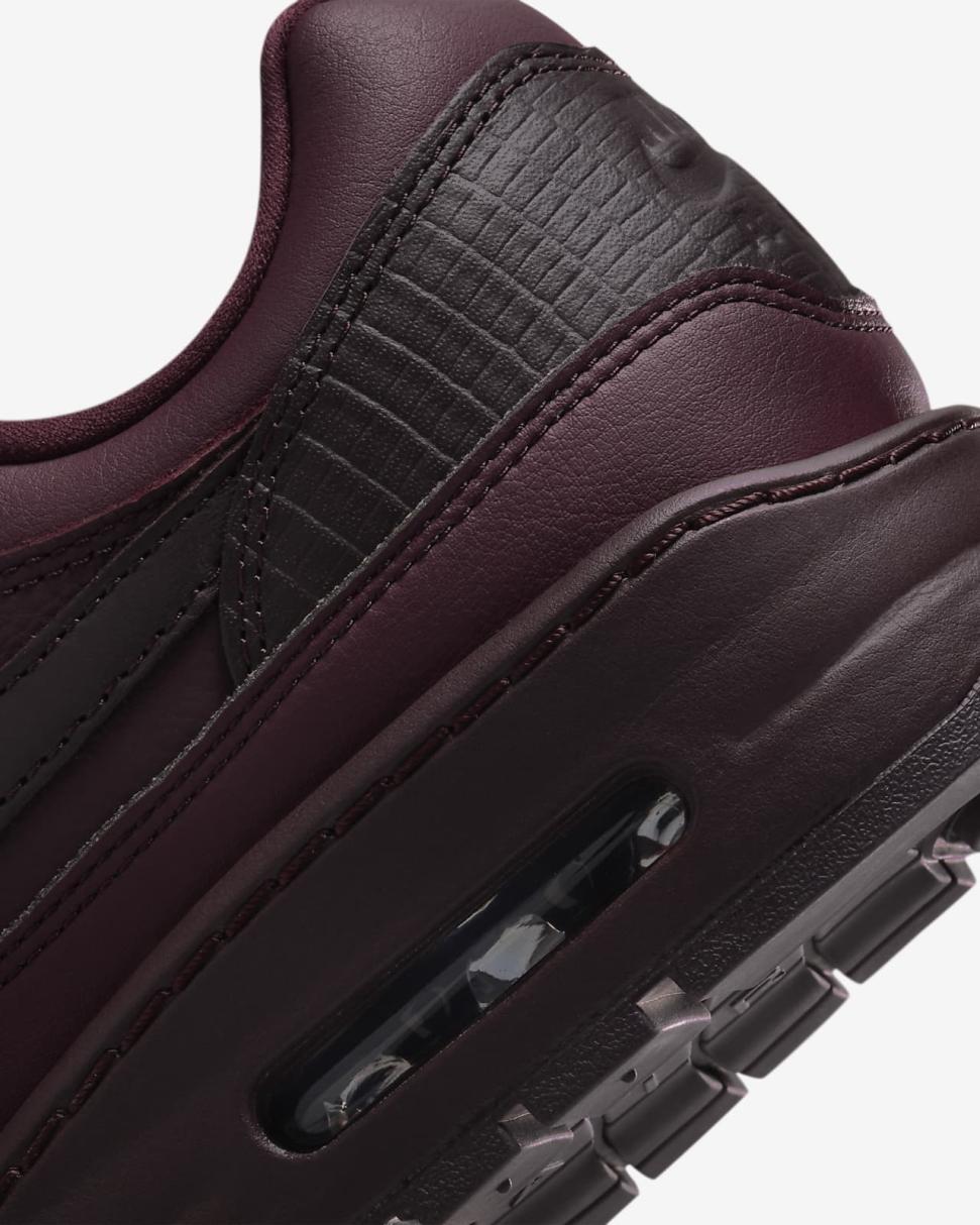 Nike Air Max 1 '87 Burgundy Crush/Brown Basalt/Burgundy Crush | Womens Nike Lifestyle