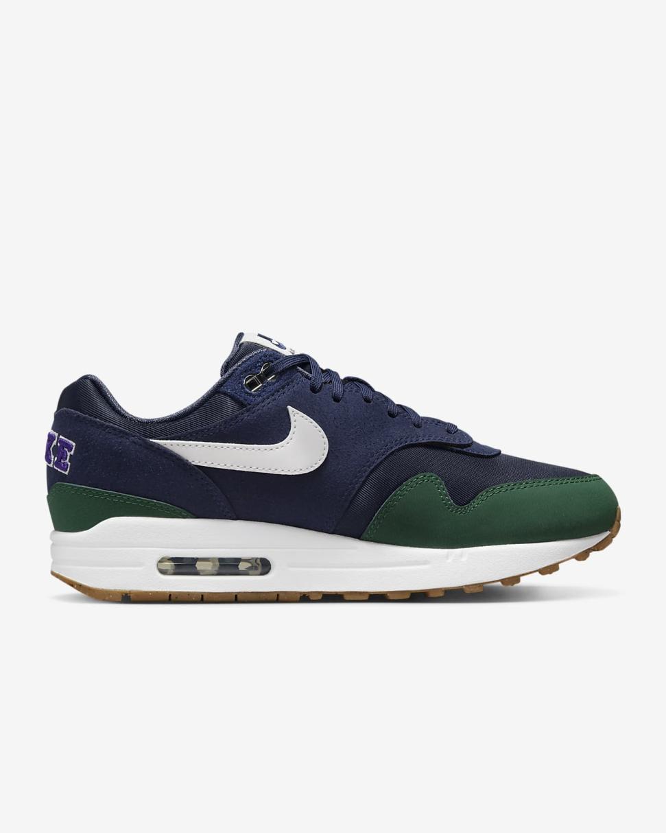Nike Air Max 1 '87 Obsidian/Midnight Navy/Gorge Green/White | Womens Nike Lifestyle