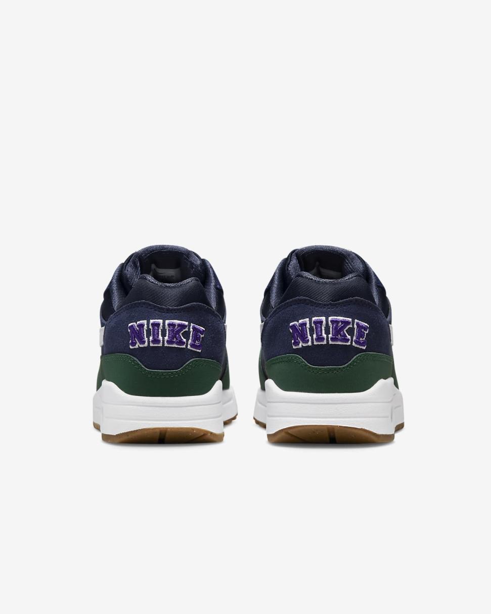 Nike Air Max 1 '87 Obsidian/Midnight Navy/Gorge Green/White | Womens Nike Lifestyle