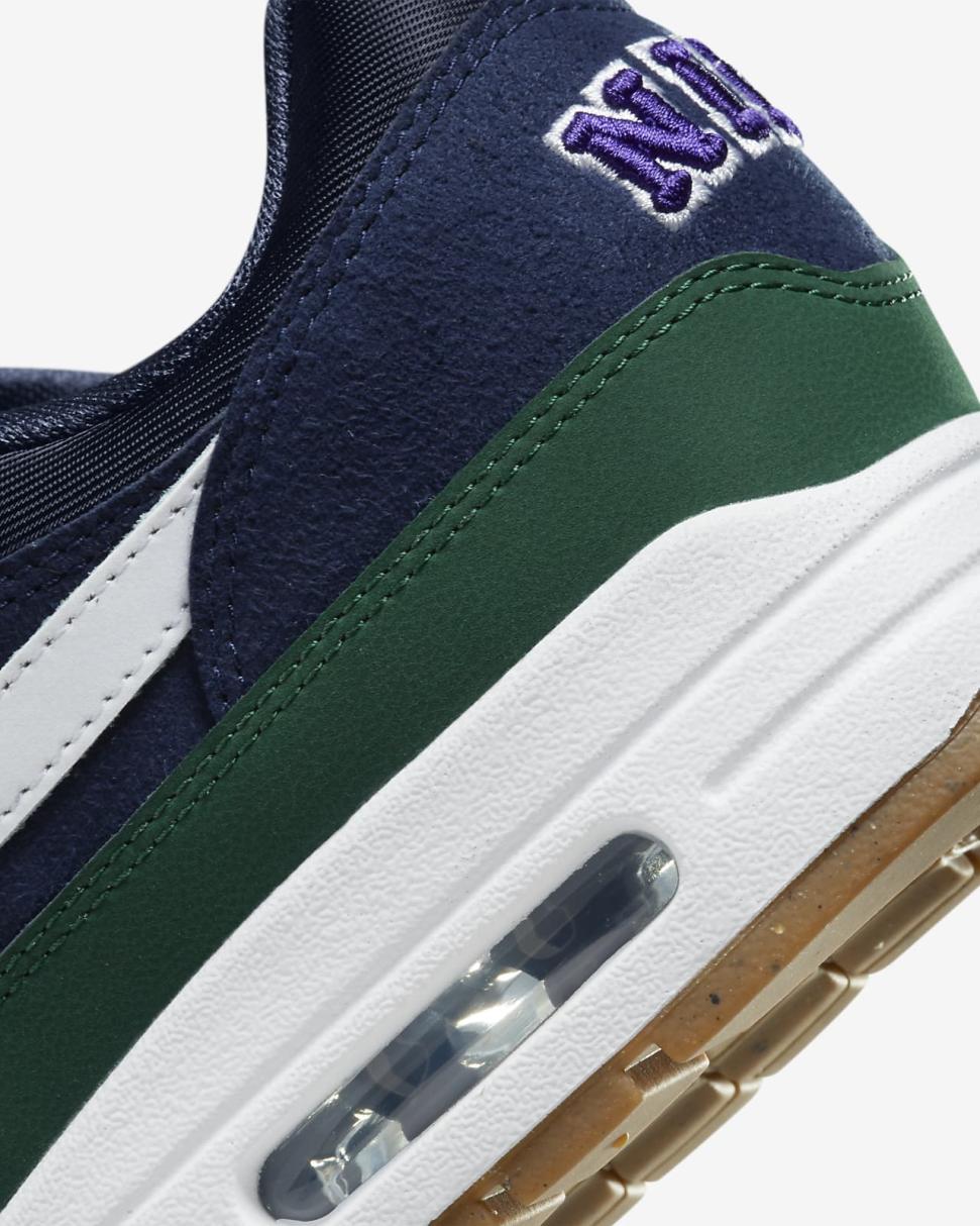 Nike Air Max 1 '87 Obsidian/Midnight Navy/Gorge Green/White | Womens Nike Lifestyle