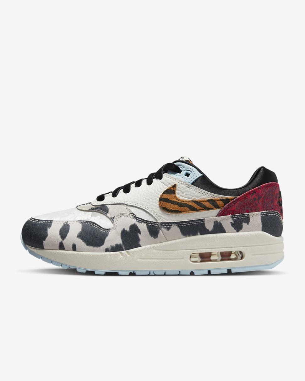 Nike Air Max 1 '87 Sail/Celestine Blue/Picante Red/Black | Womens Nike Lifestyle