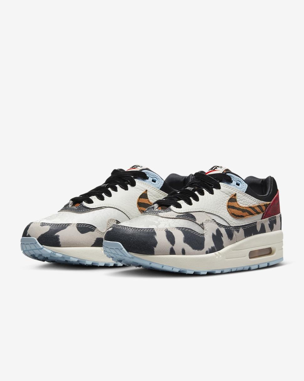 Nike Air Max 1 '87 Sail/Celestine Blue/Picante Red/Black | Womens Nike Lifestyle