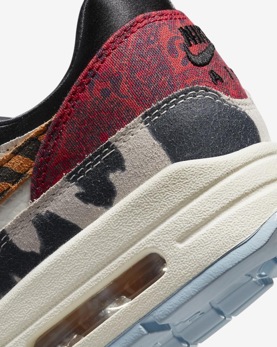 Nike Air Max 1 '87 Sail/Celestine Blue/Picante Red/Black | Womens Nike Lifestyle