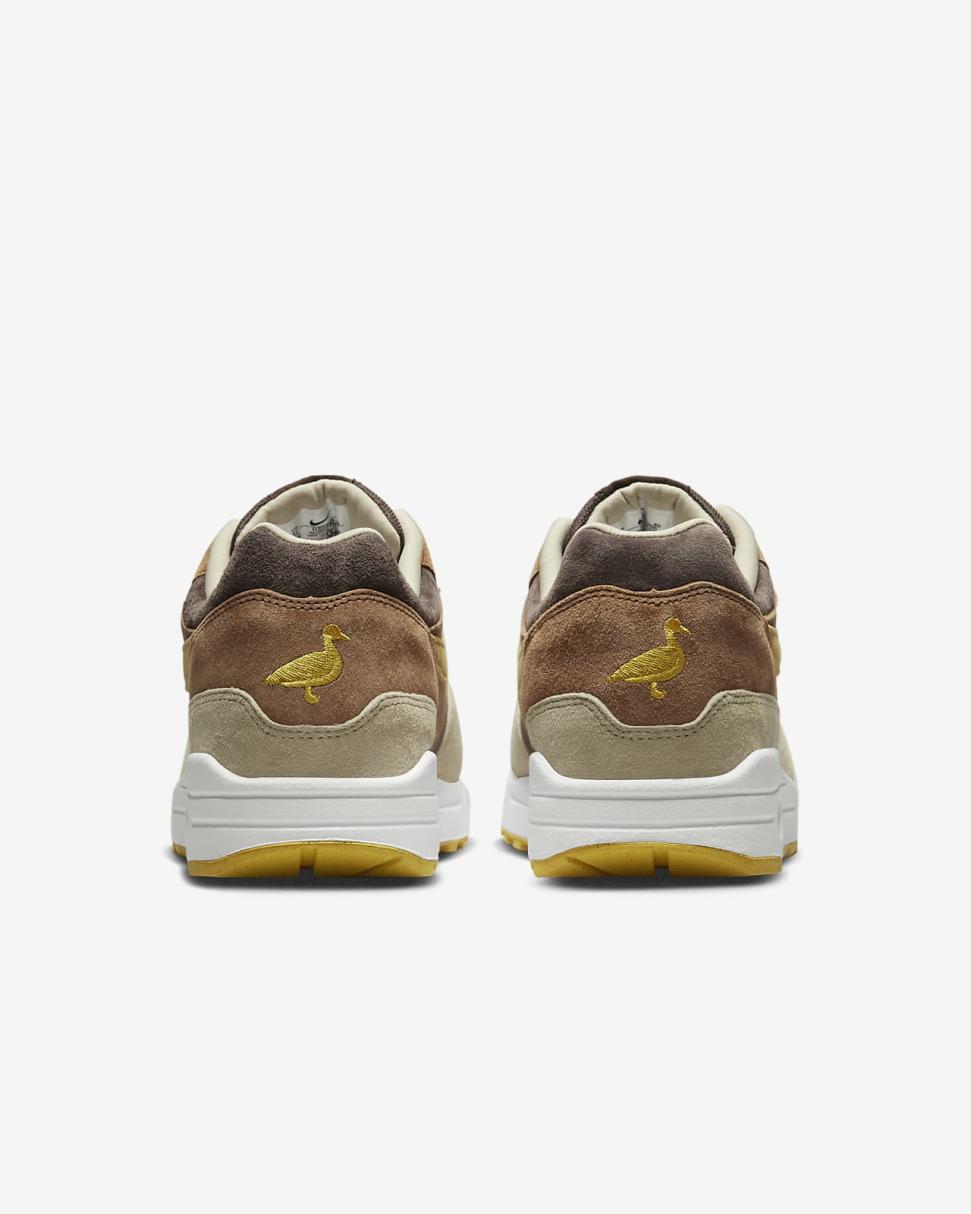 Nike Air Max 1 Premium Pecan/Baroque Brown/Limestone/Yellow Ochre | Mens Nike Lifestyle
