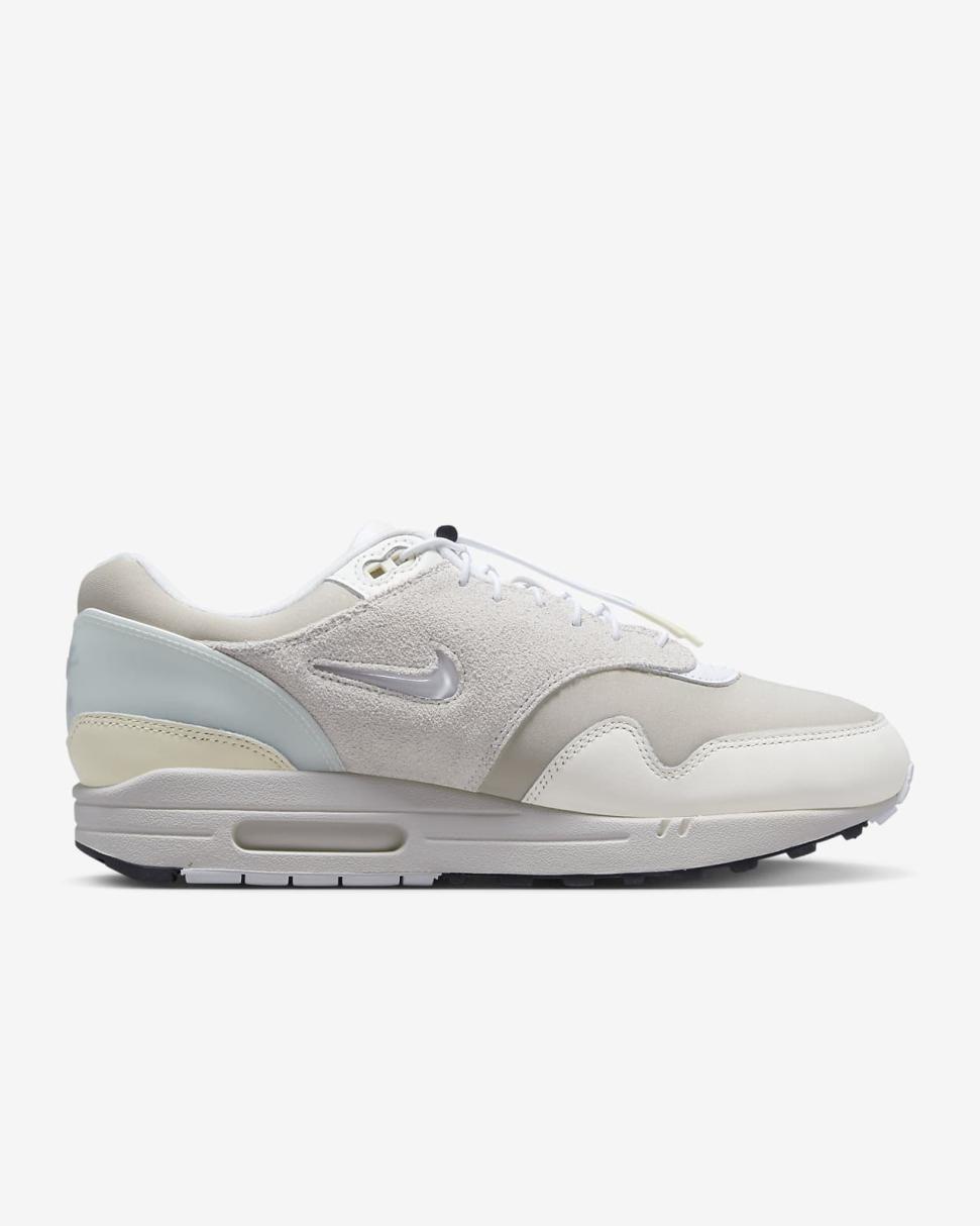 Nike Air Max 1 Premium Summit White/Sail/Coconut Milk/White | Mens Nike Lifestyle