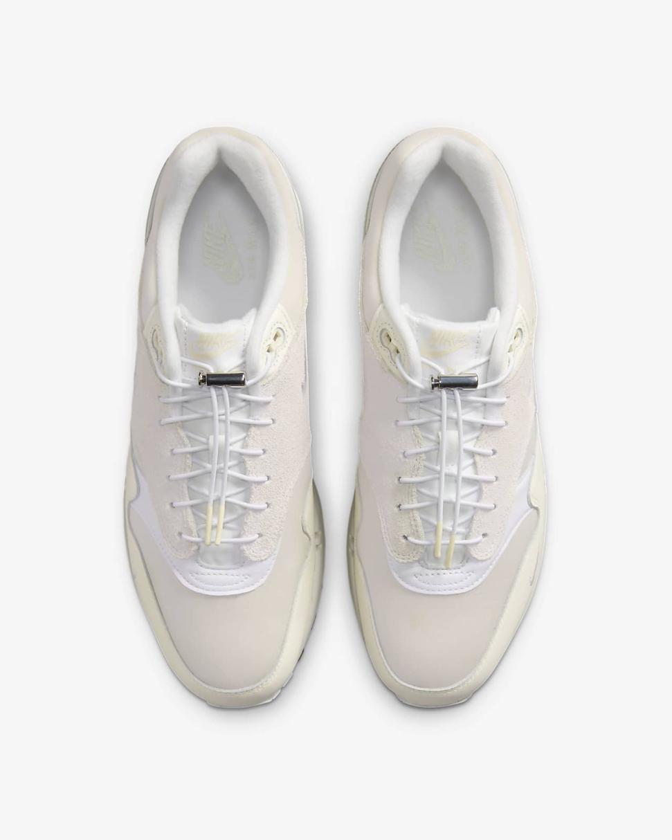Nike Air Max 1 Premium Summit White/Sail/Coconut Milk/White | Mens Nike Lifestyle