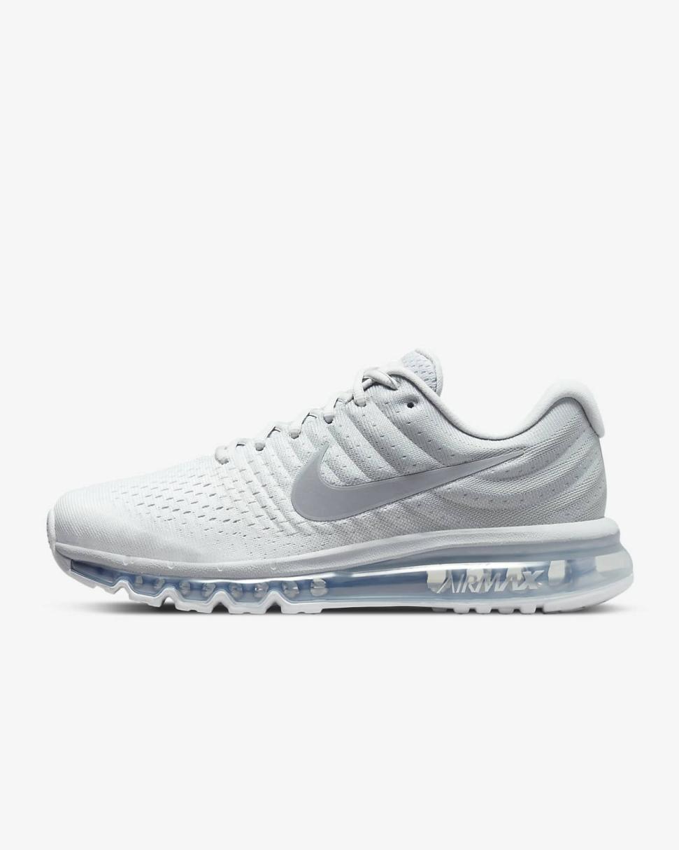 Nike Air Max 2017 Pure Platinum/White/Off White/Wolf Grey | Mens Nike Lifestyle