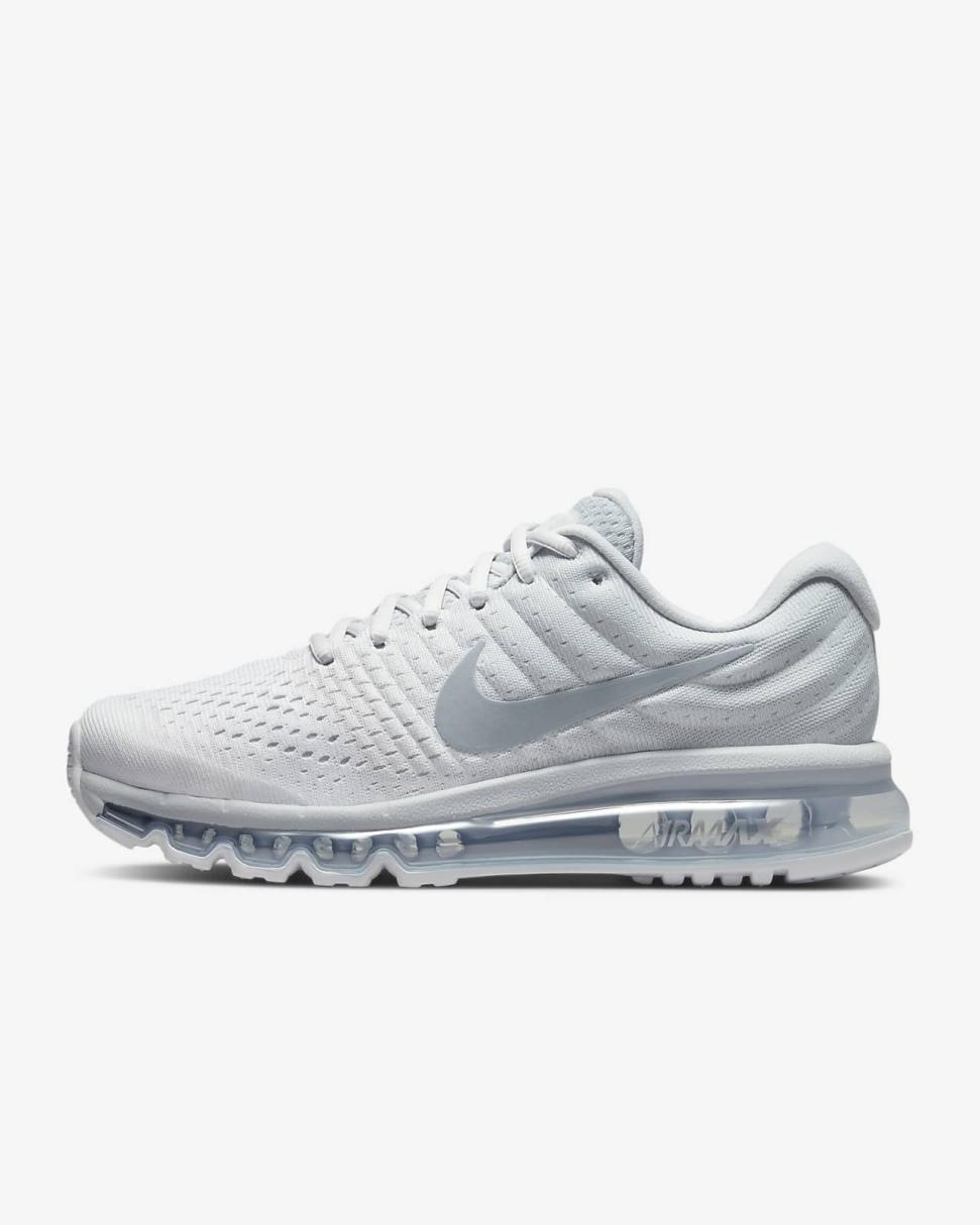 Nike Air Max 2017 Pure Platinum/White/Off White/Wolf Grey | Womens Nike Lifestyle