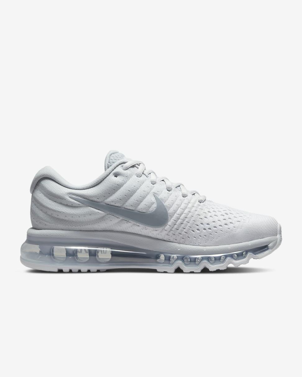 Nike Air Max 2017 Pure Platinum/White/Off White/Wolf Grey | Womens Nike Lifestyle