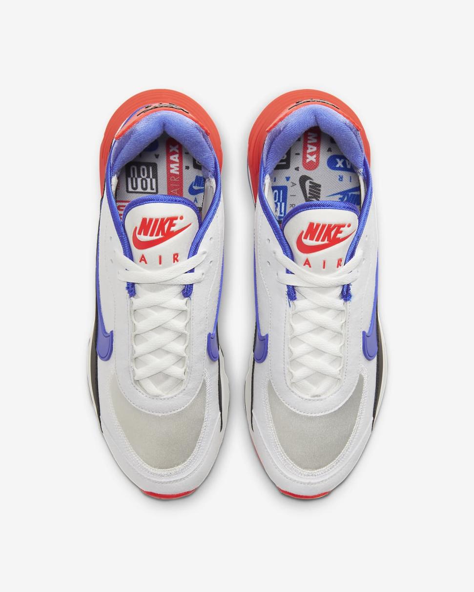 Nike Air Max 2090 EOI Summit White/Black/Bright Crimson/Racer Blue | Mens Nike Lifestyle