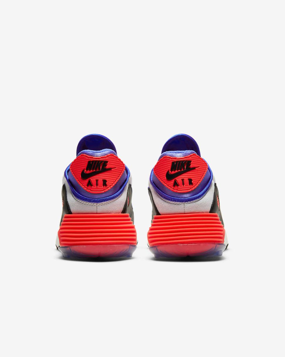 Nike Air Max 2090 EOI Summit White/Black/Bright Crimson/Racer Blue | Mens Nike Lifestyle