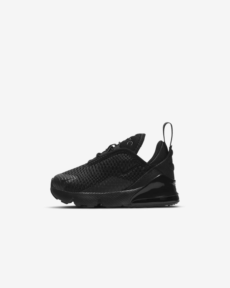 Nike Air Max 270 Black/Black | Kids Nike First Day Kicks